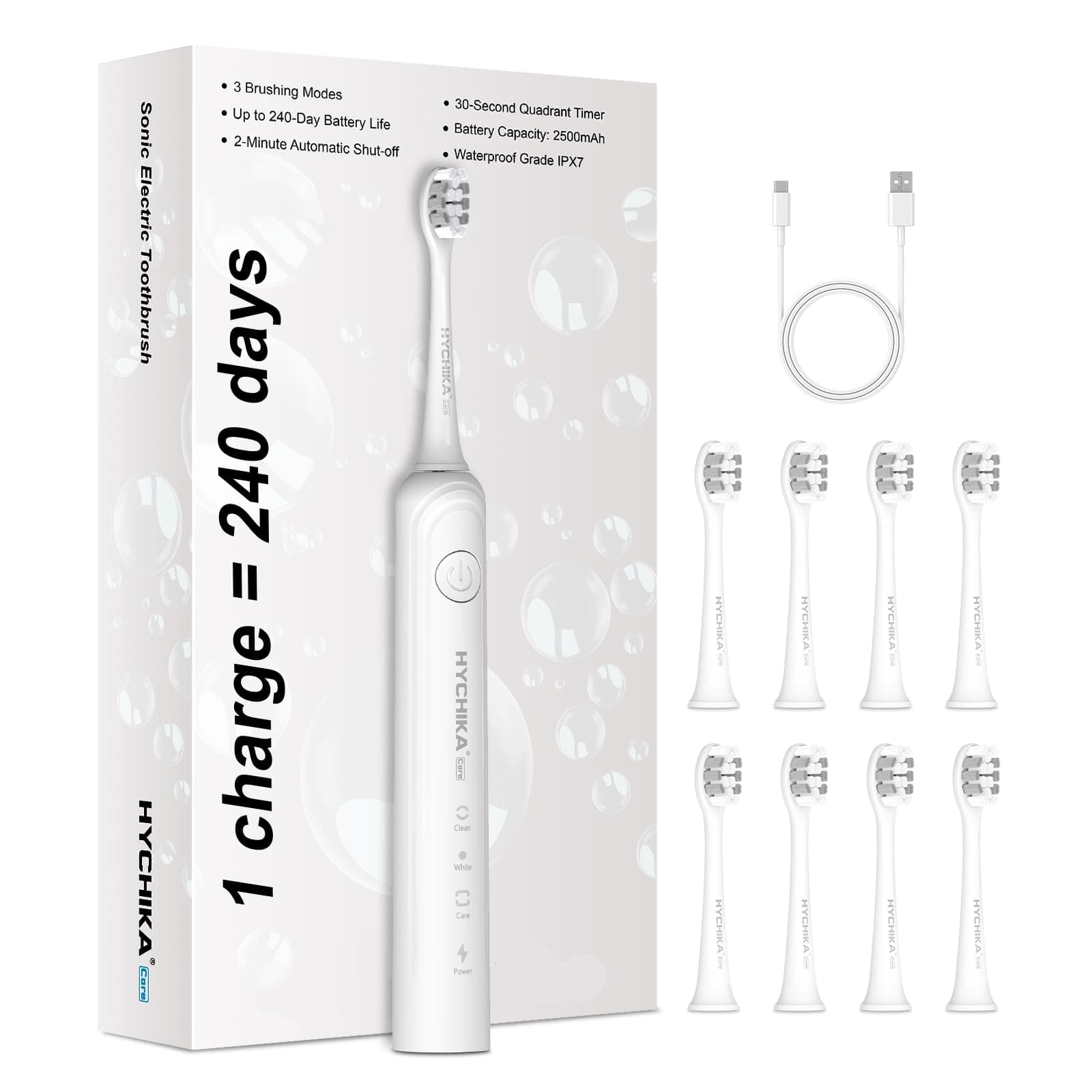 Brosse à dents électrique Adultes 240 jours d'autonomie