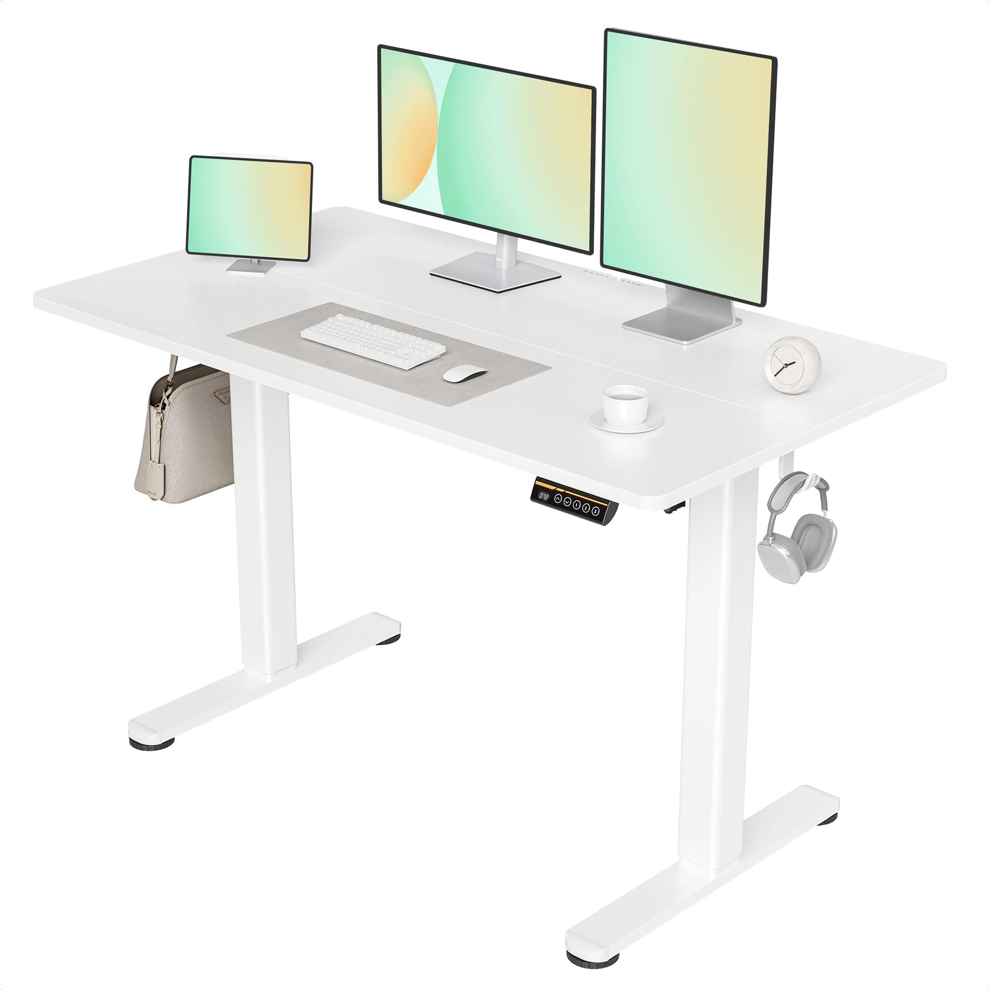 Claiks Bureau Électrique Réglable en Hauteur 120 x 60 cm