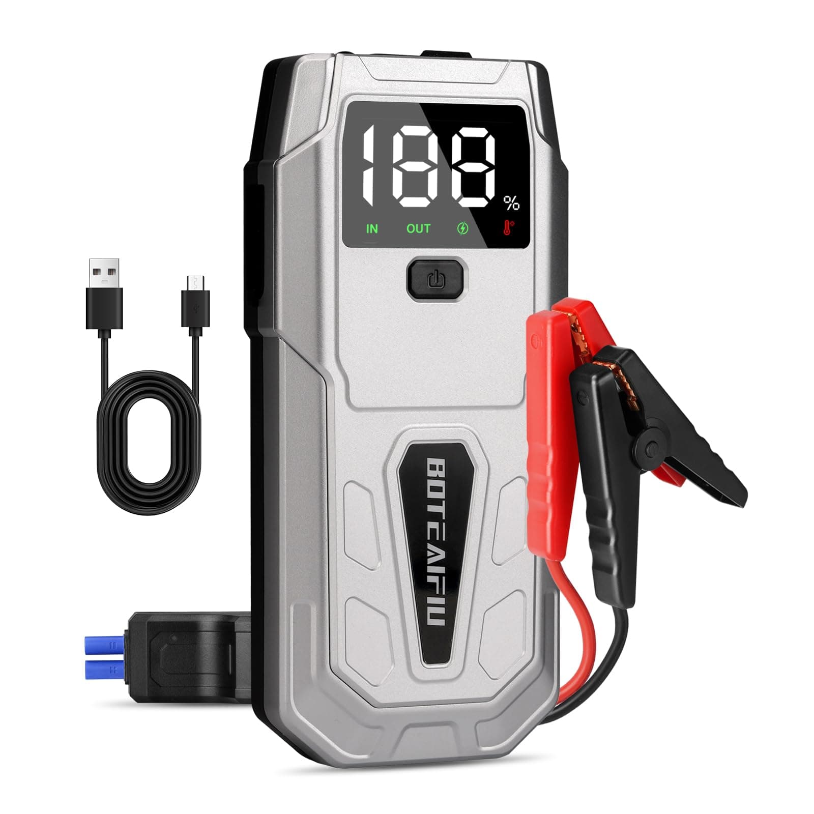 Booster Démarreur Batterie 12V 5000A Voiture et Moto