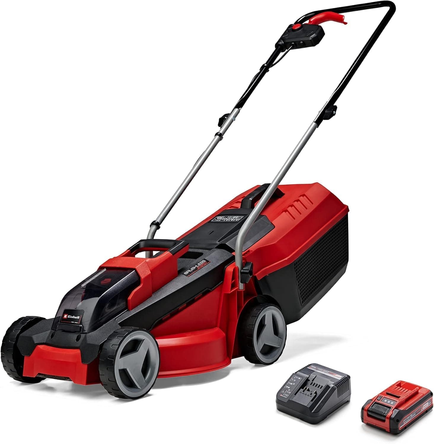 Einhell Tondeuse à Gazon sans Fil GE-CM 18/30 Li Kit Power X-Change