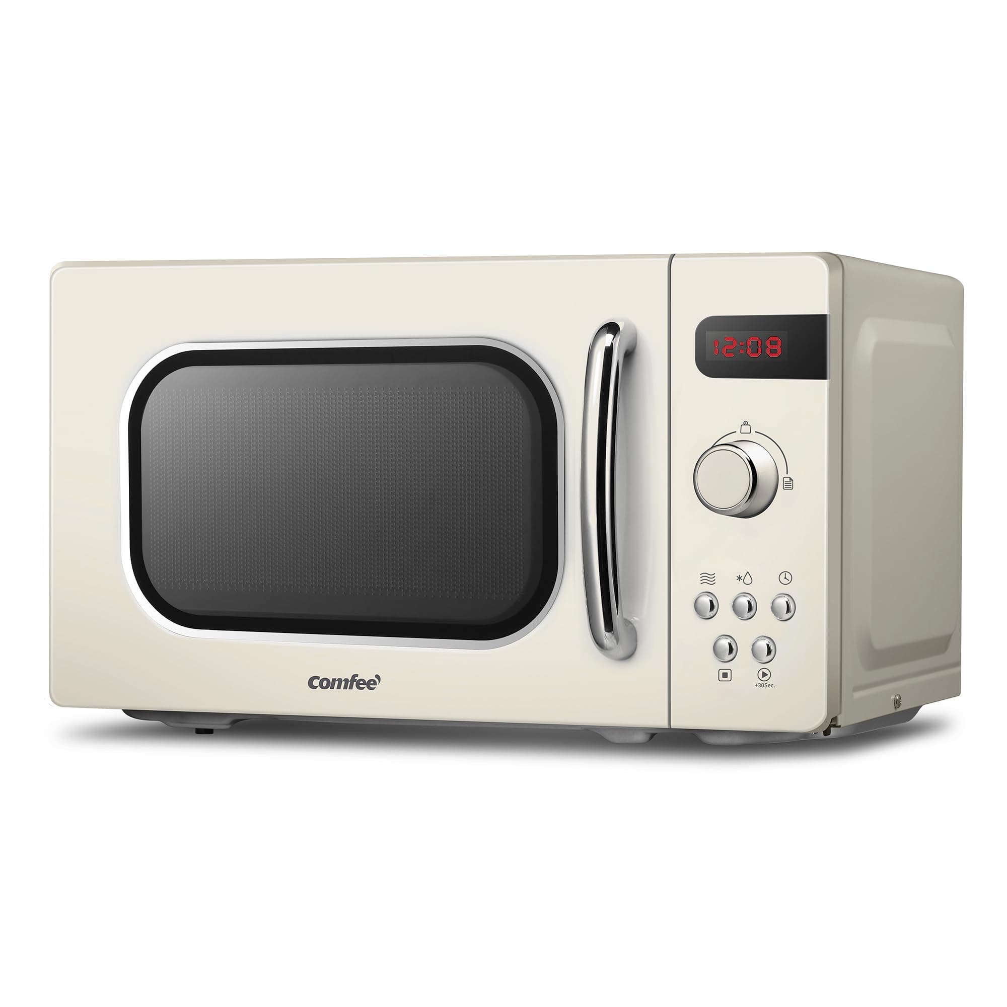 COMFEE' Micro-ondes Rétro avec 8 MENUS PRÉRÉGLÉS