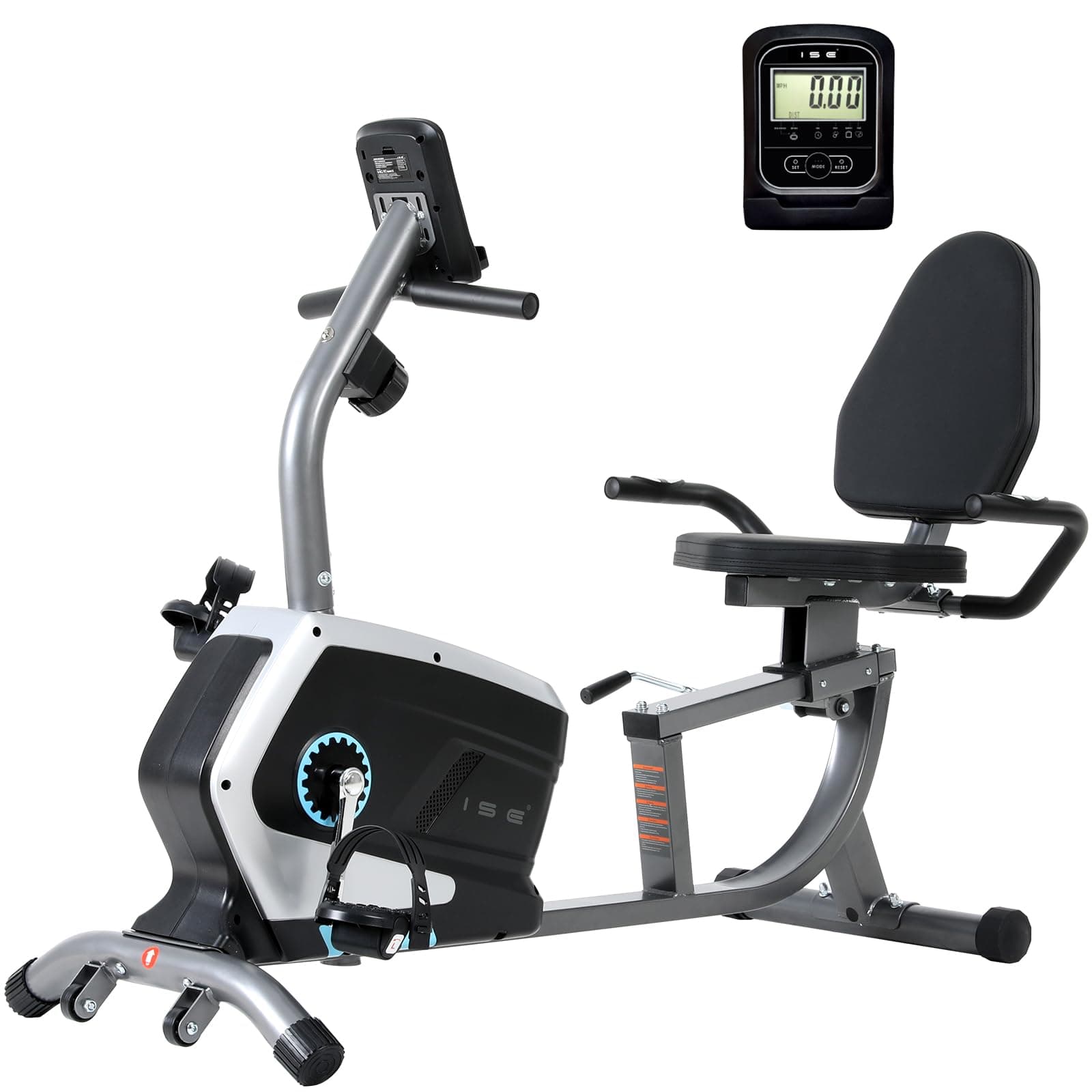 ISE Vélo d'Appartement Semi-Allongé Magnétique