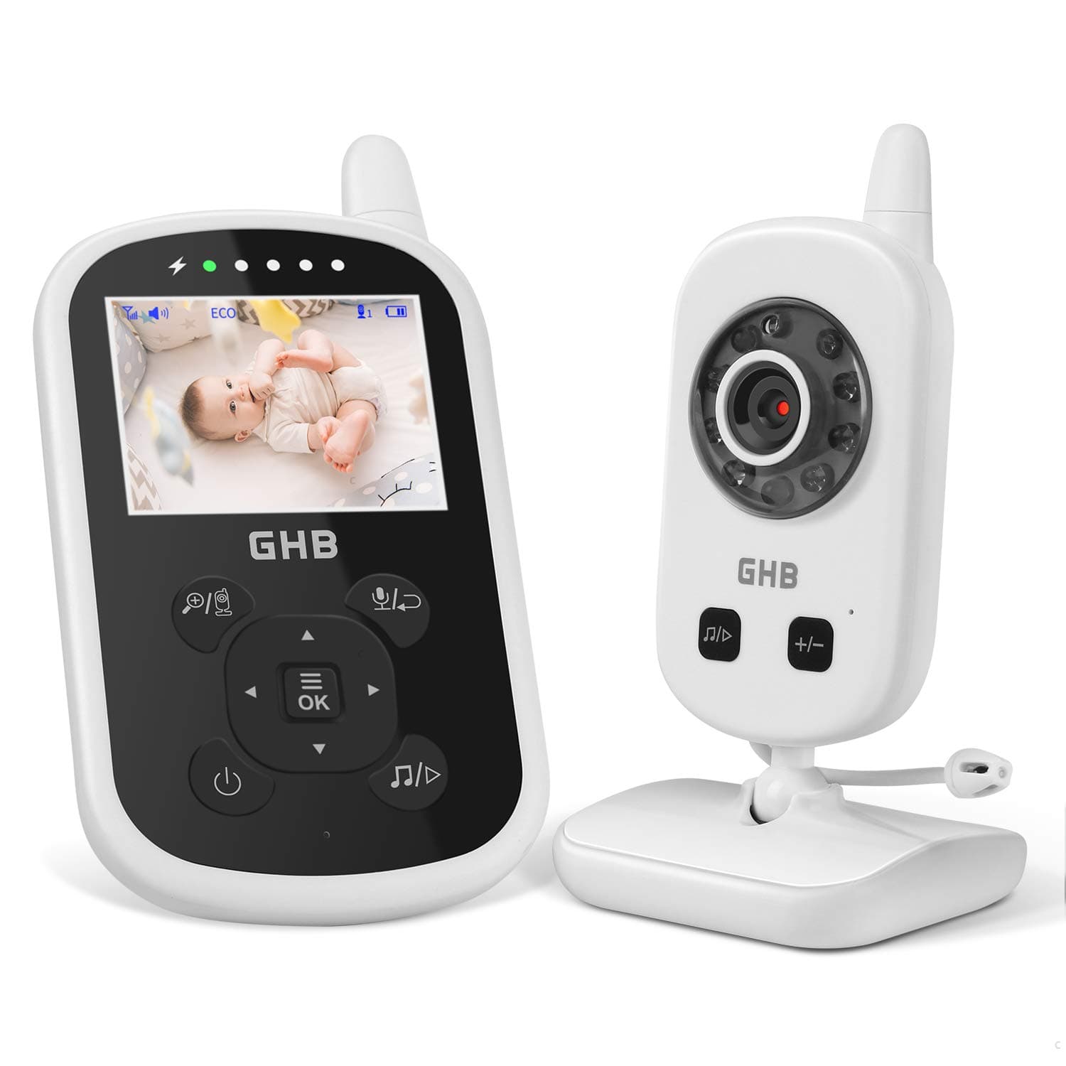 GHB Babyphone Caméra Bébé