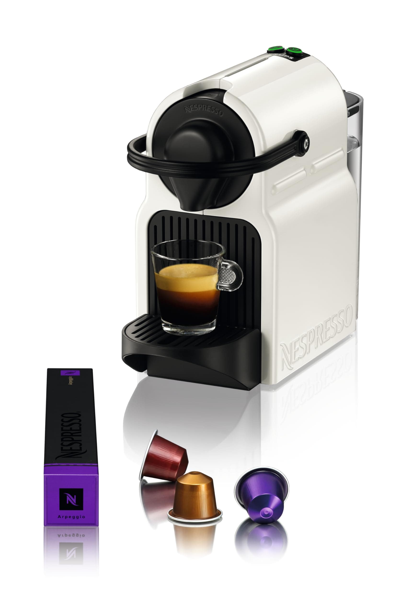 Nespresso Inissia Cafetière à Capsules Blanche