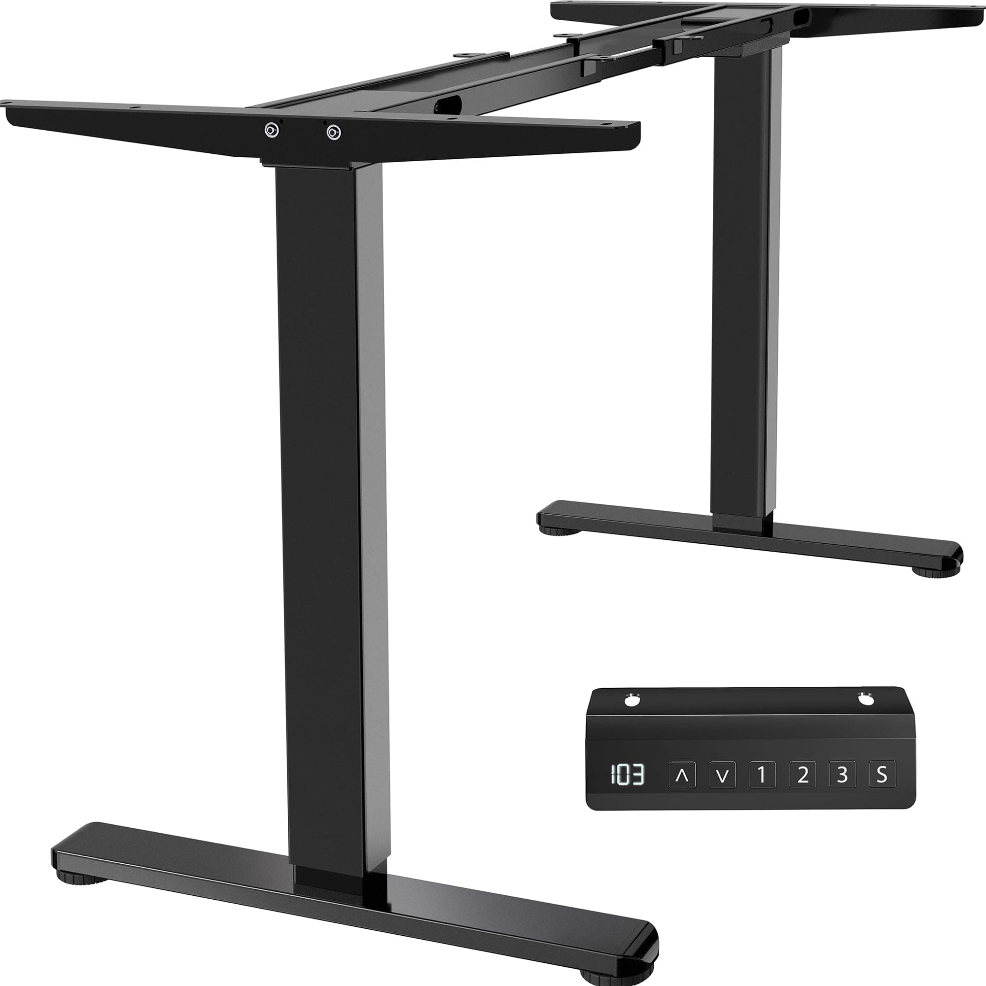 VIVO Cadre Bureau Électrique Assis-Debout Double Moteur