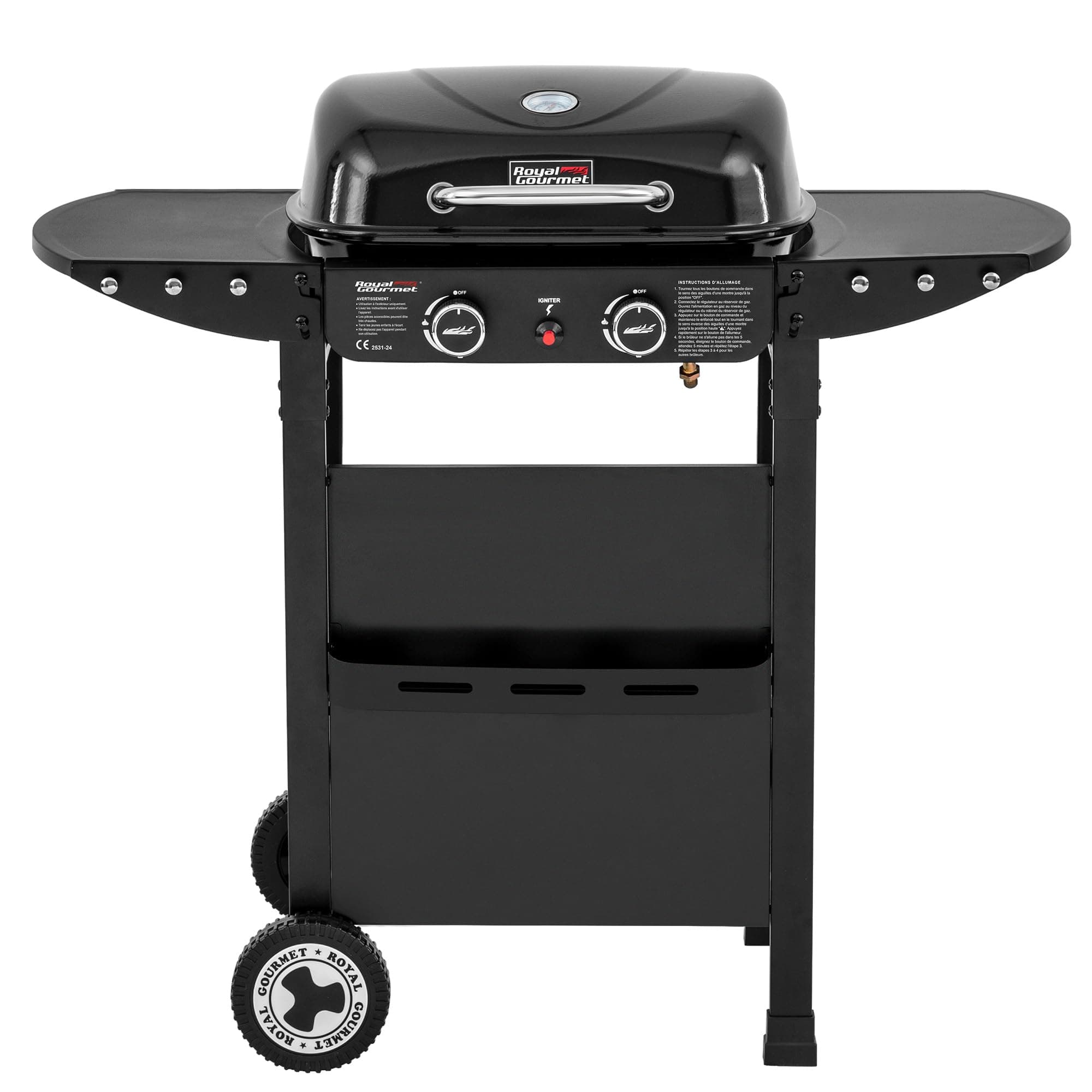 Royal Gourmet Barbecue Gaz 2 Brûleurs sur Chariot