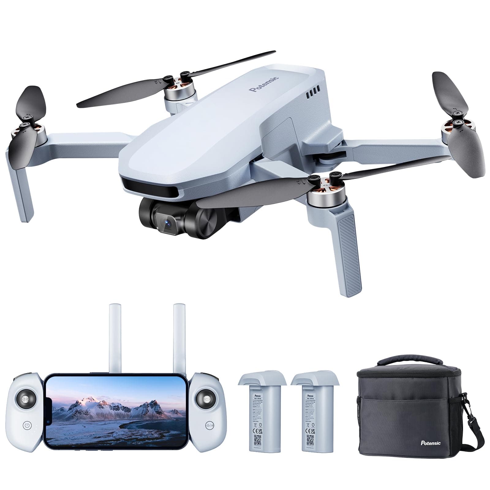 Potensic ATOM SE Combo GPS Drone avec Caméra 4K
