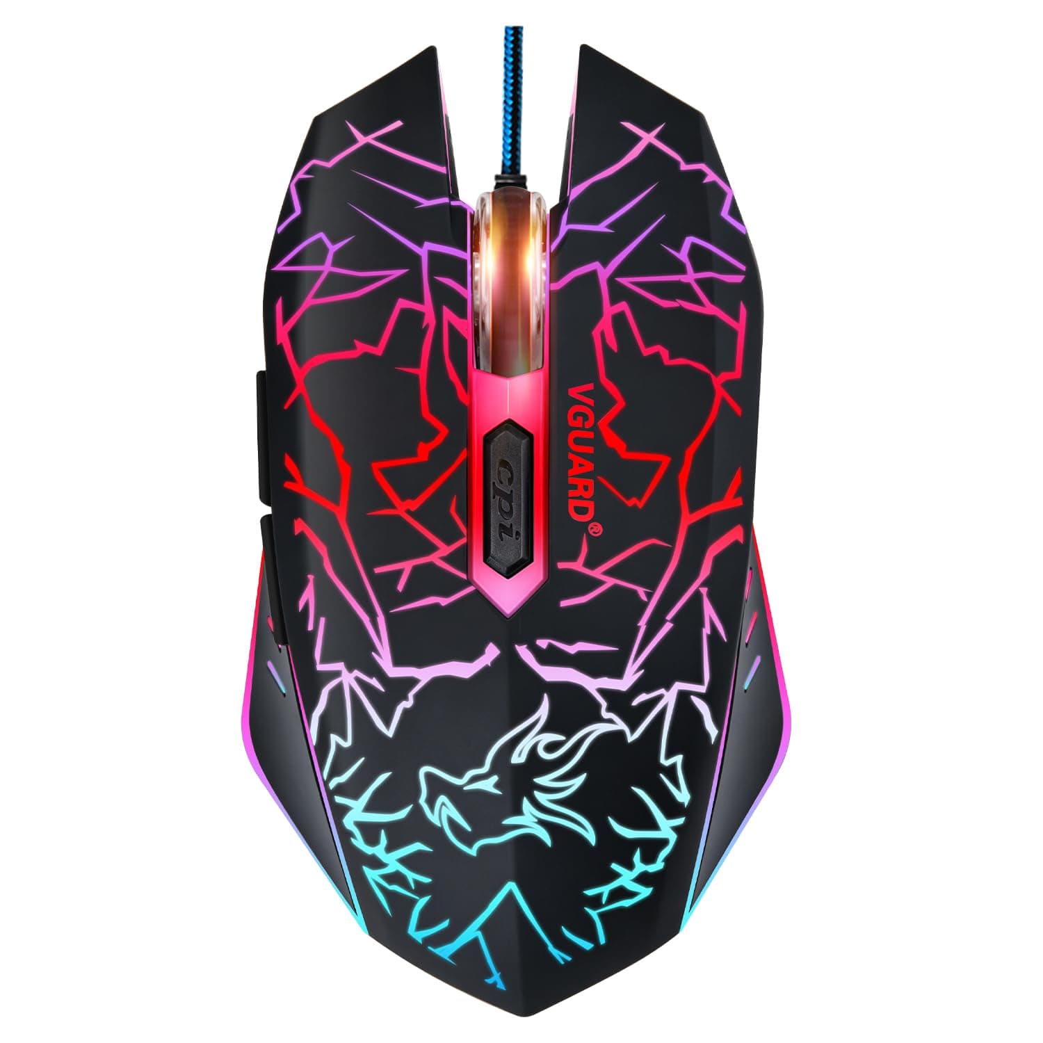 VGUARD Souris, Souris Gamer Filaire Gaming pour Ordinateur, Haute