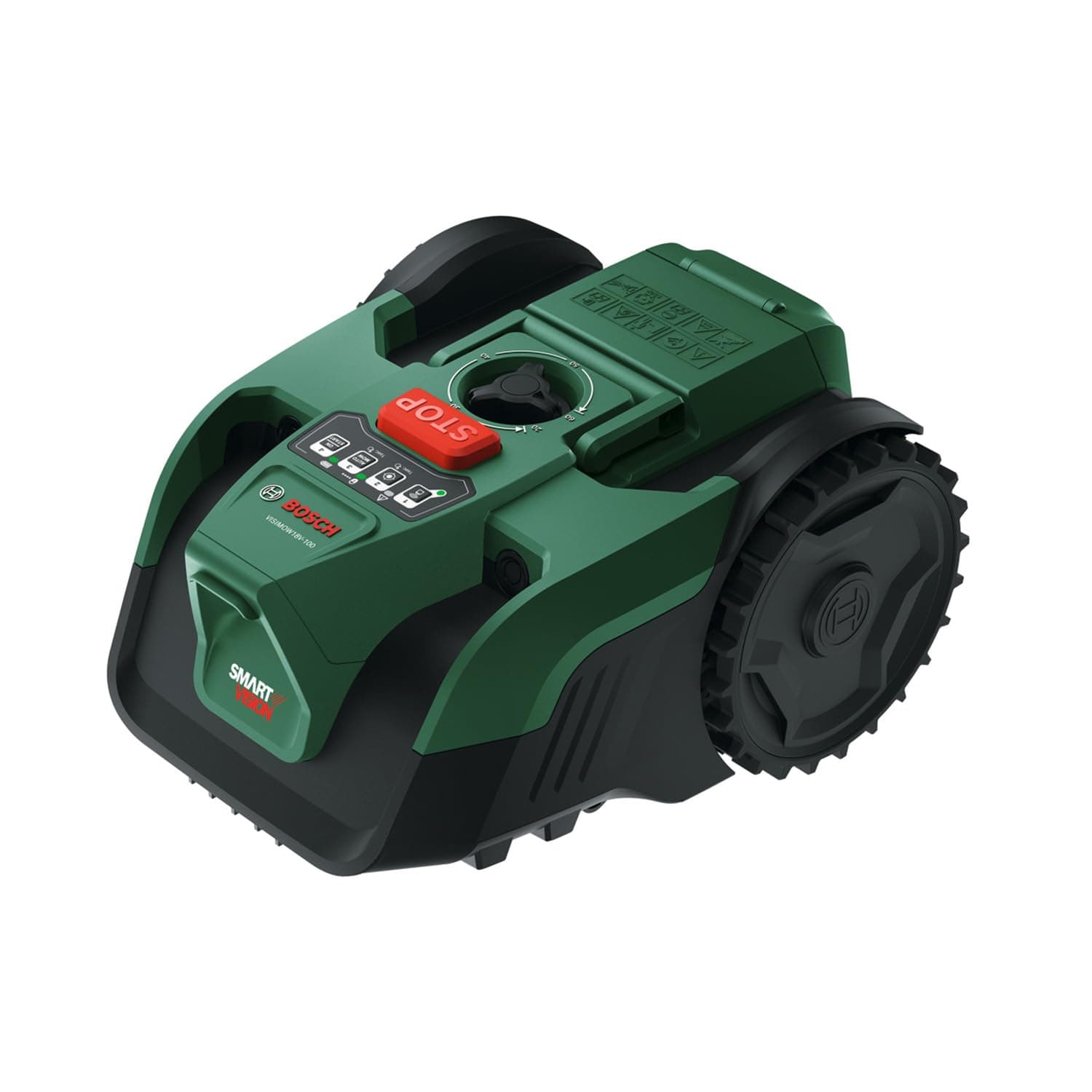 Bosch Tondeuse Robot sans-Fil VISIMOW18V-100 (pour pelouses Jusqu’à
