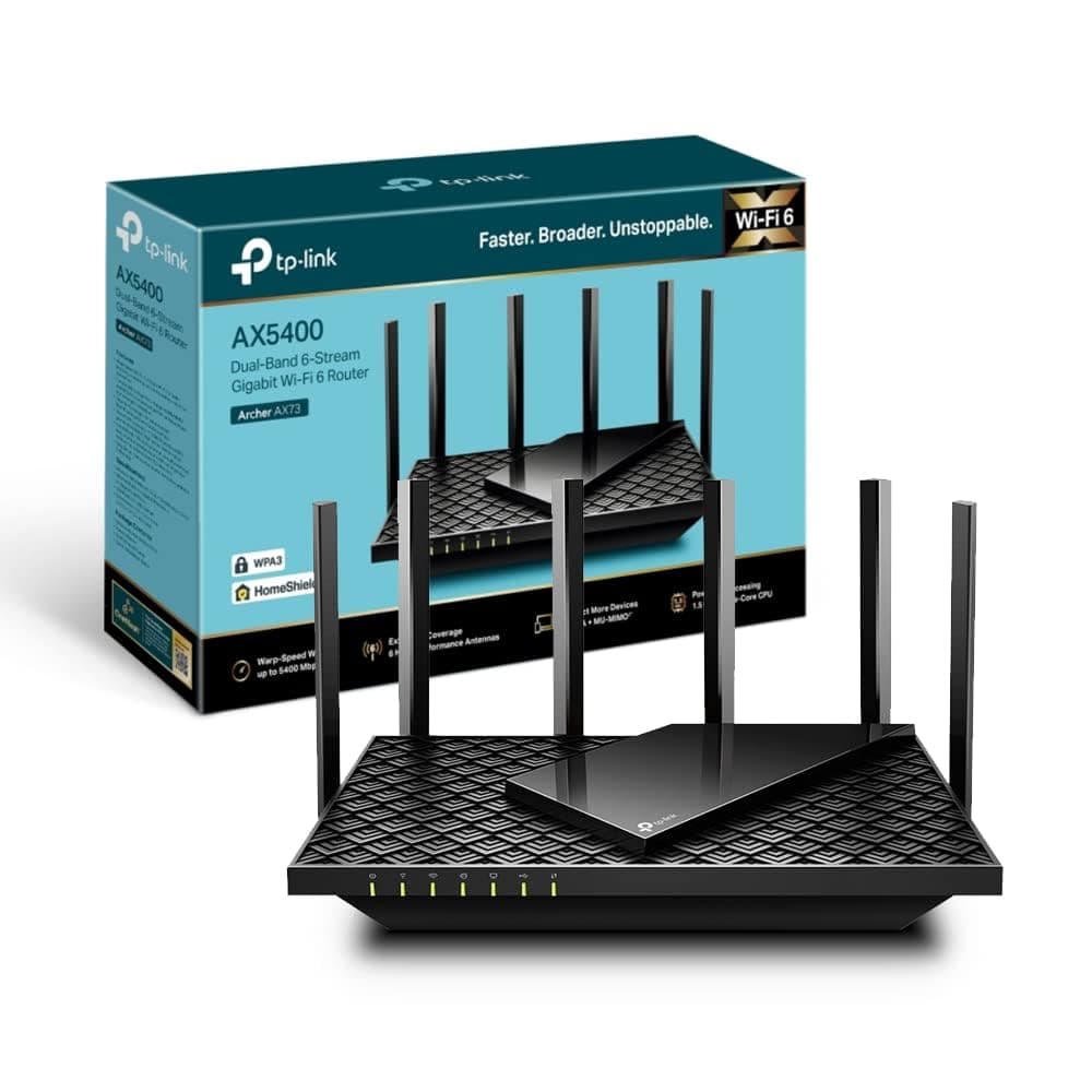 TP-Link Routeur WiFi 6 AX 5400 Mbps bi-Bande