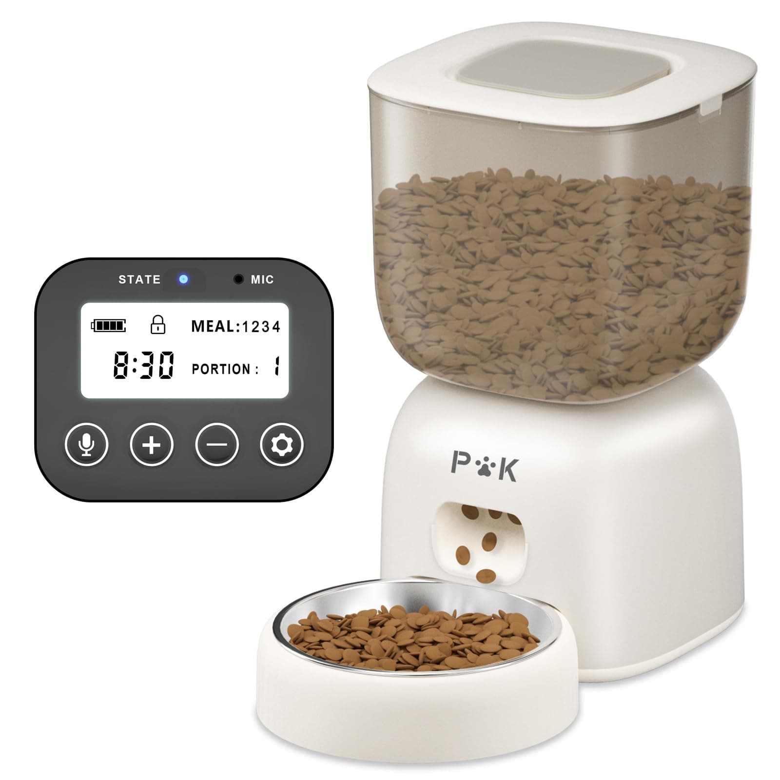 PUPPY KITTY Distributeur Croquettes Chat Automatique