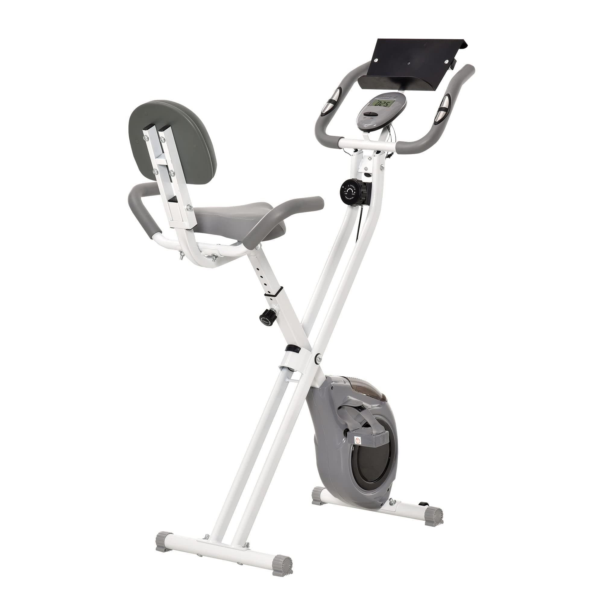 HOMCOM Vélo d'appartement magnetique pliable vélo de fitness vélo