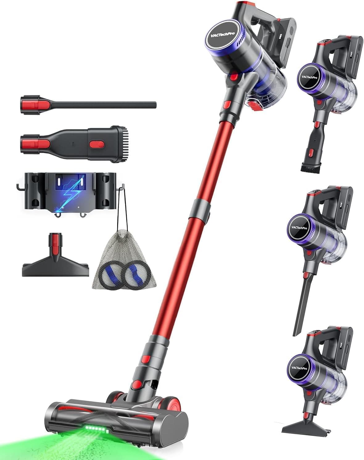 VACTechPro Aspirateur Balai sans Fil 600 W