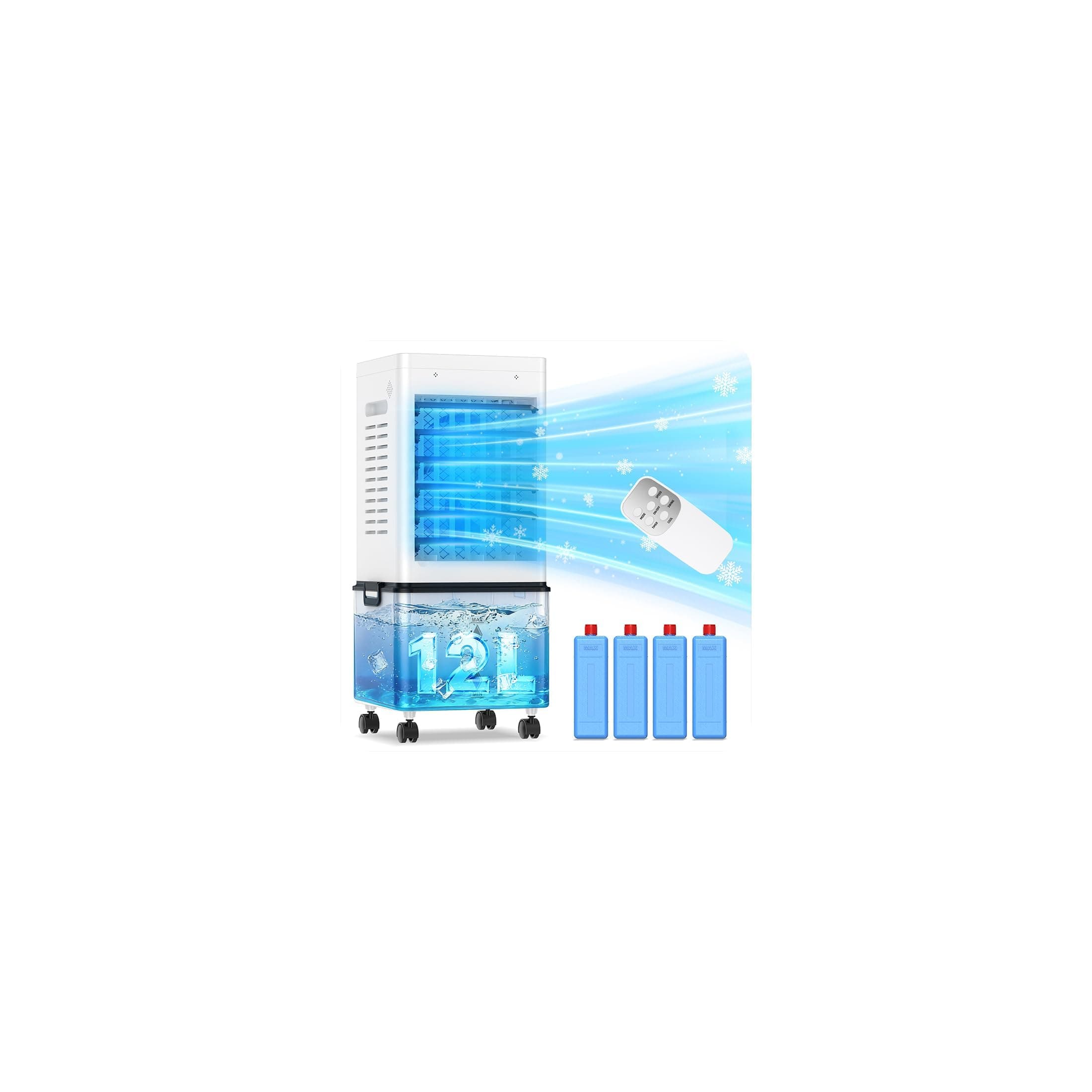 Rafraîchisseur d'Air Mobile Silencieux 12 L