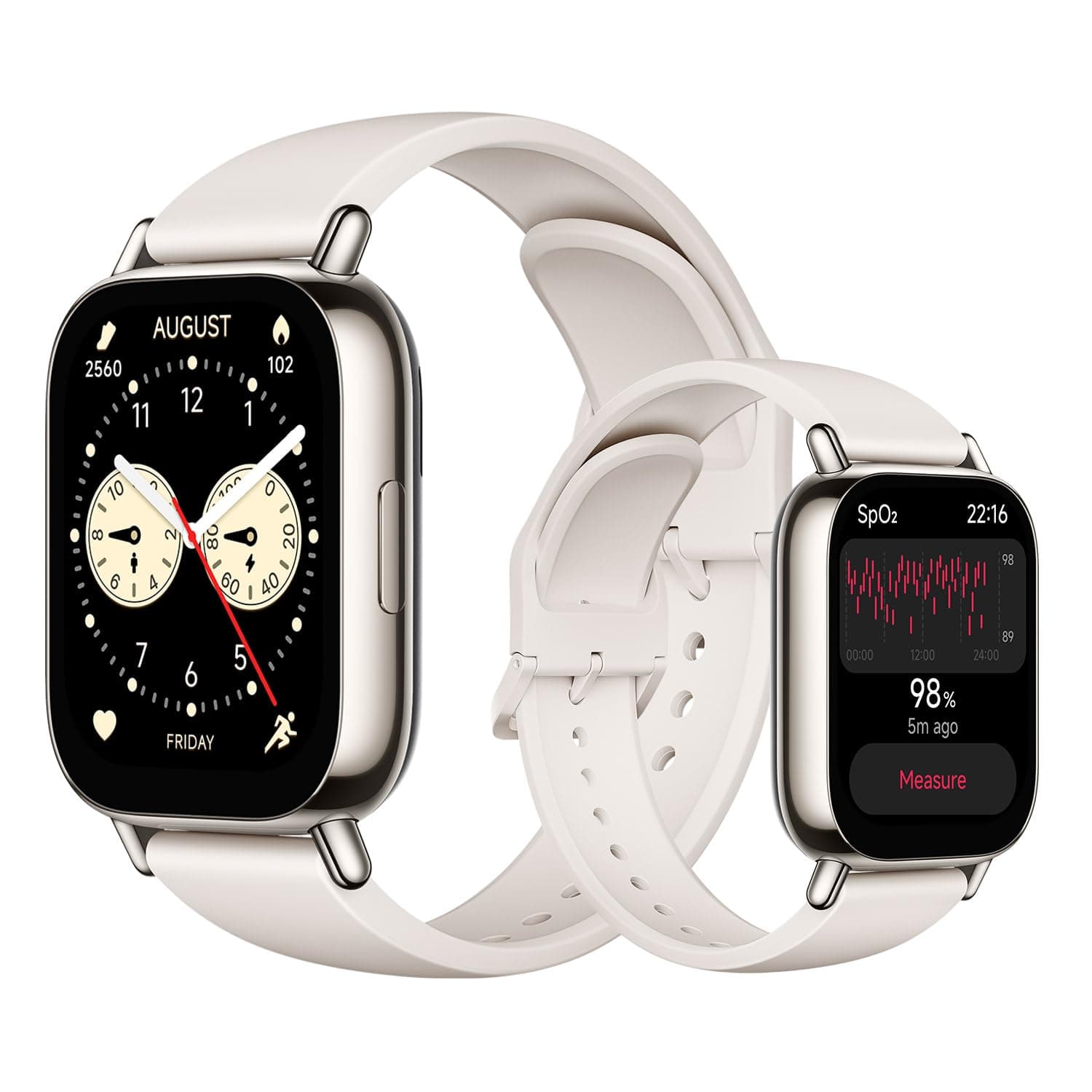 XIAOMI Redmi Watch 5 Lite - Montre Connectée, Écran Amoled 50mm, GPS intégré, 18 Jours d'Autonomie, Appels Bluetooth, Étanche 5ATM, Suivi Santé (Cardiaque, SPO₂, Sommeil), Garantie 2 Ans, Doré