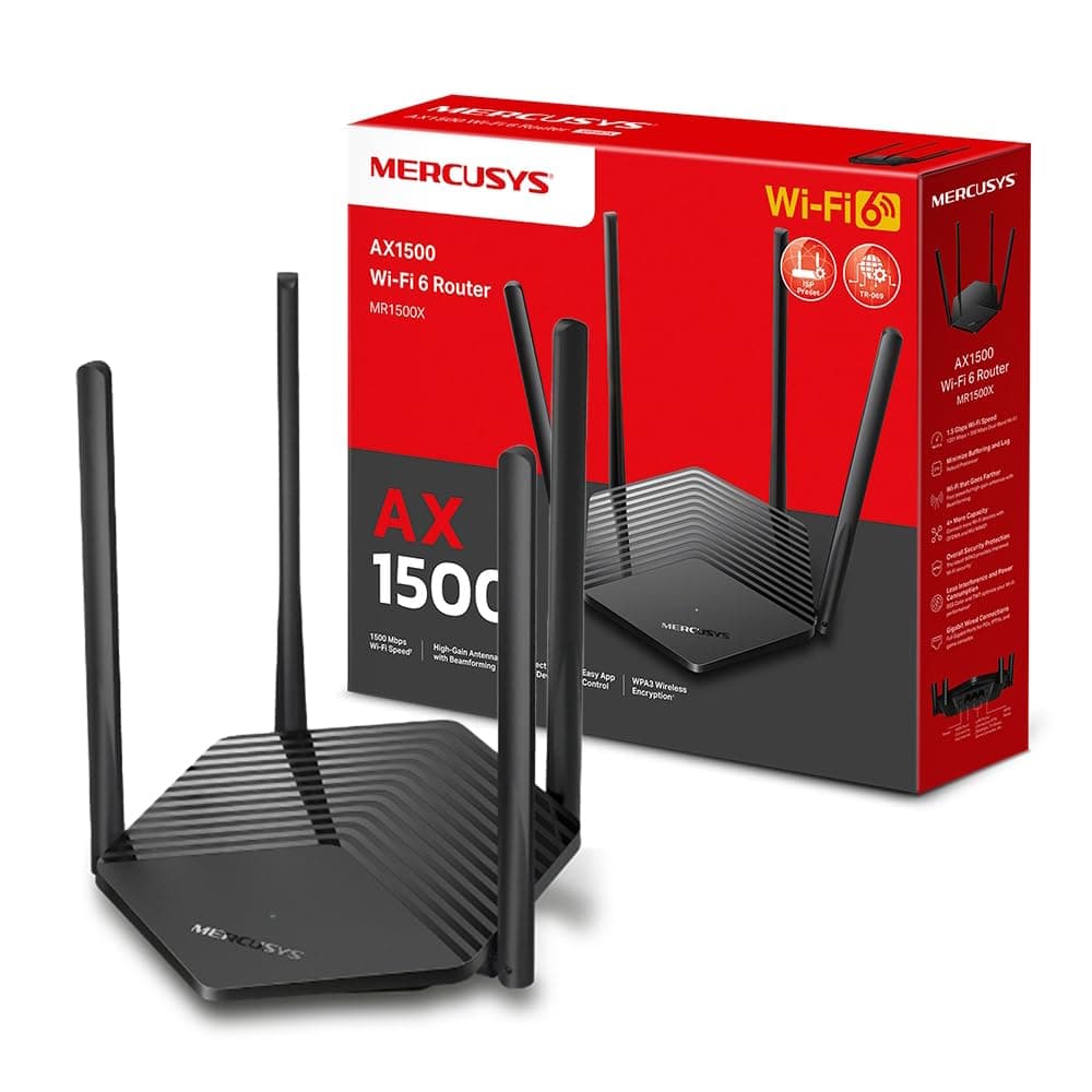 MERCUSYS MR1500X Routeur Wi-FI 6 Double Bande AX1500 – Image 1