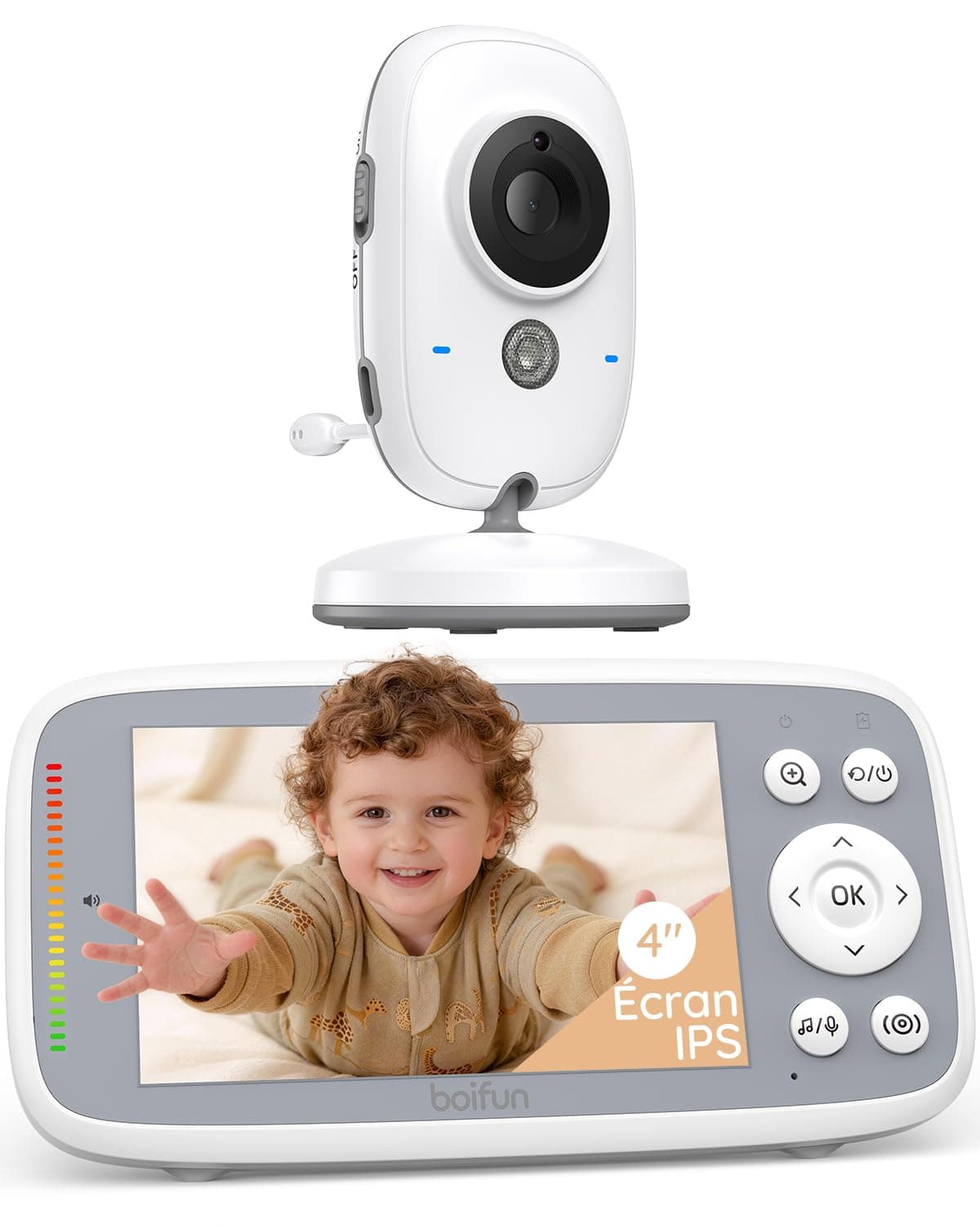 Boifun Babyphone Caméra Surveillance Sans WiFi