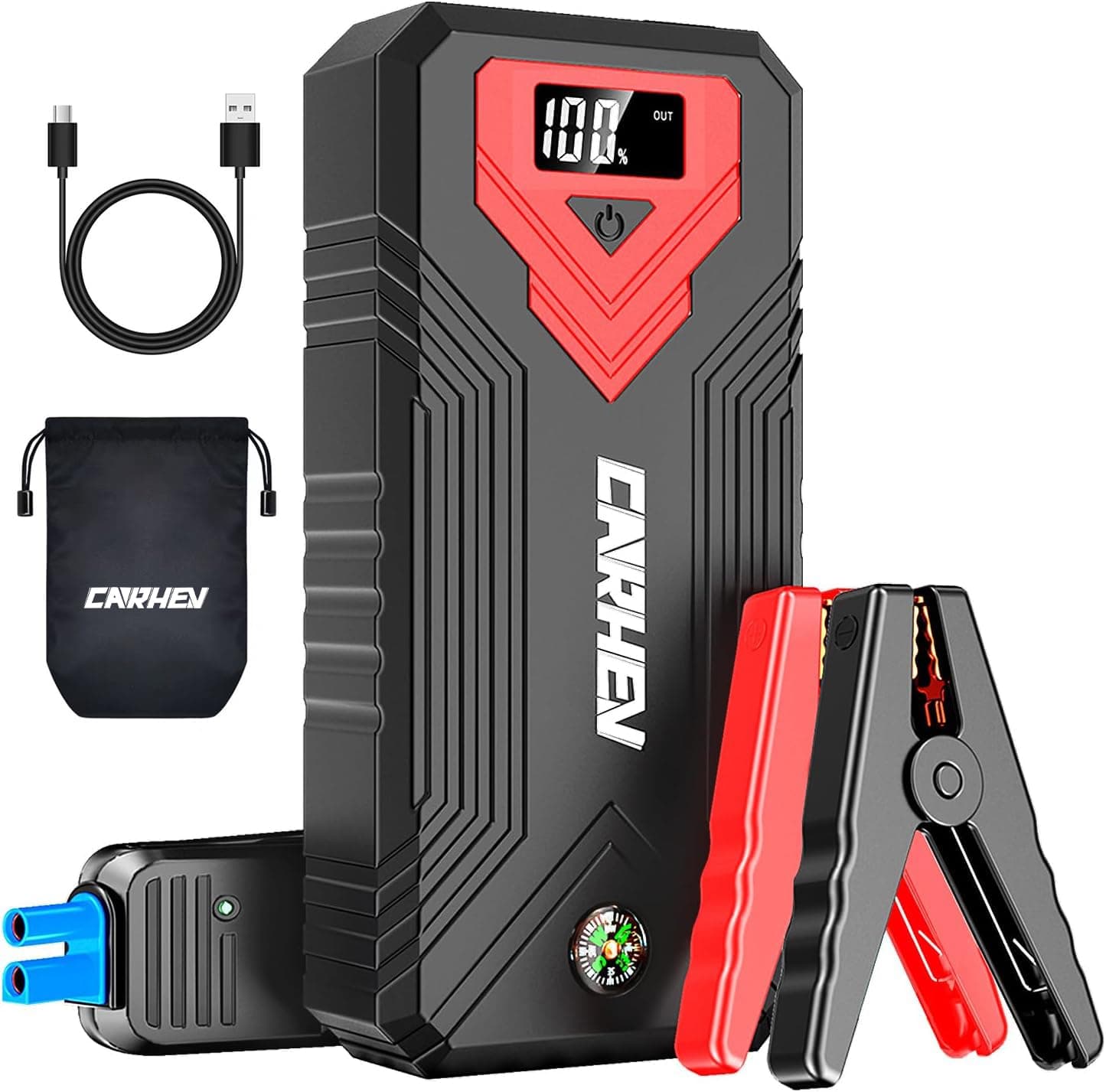 CARHEV Booster Batterie Voiture 4000A