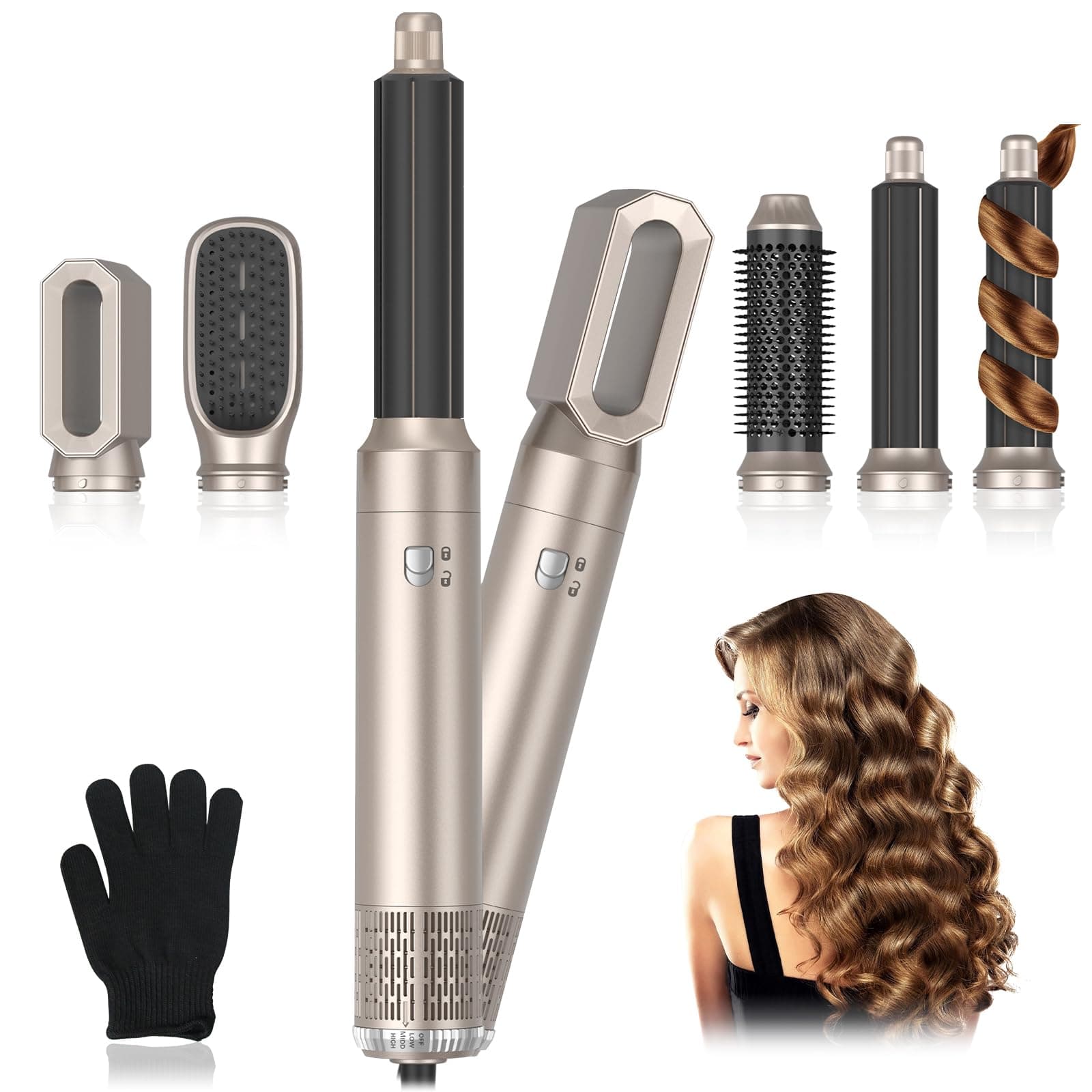 Journeyside Brosse Soufflante 5 en 1 Air Styler Set