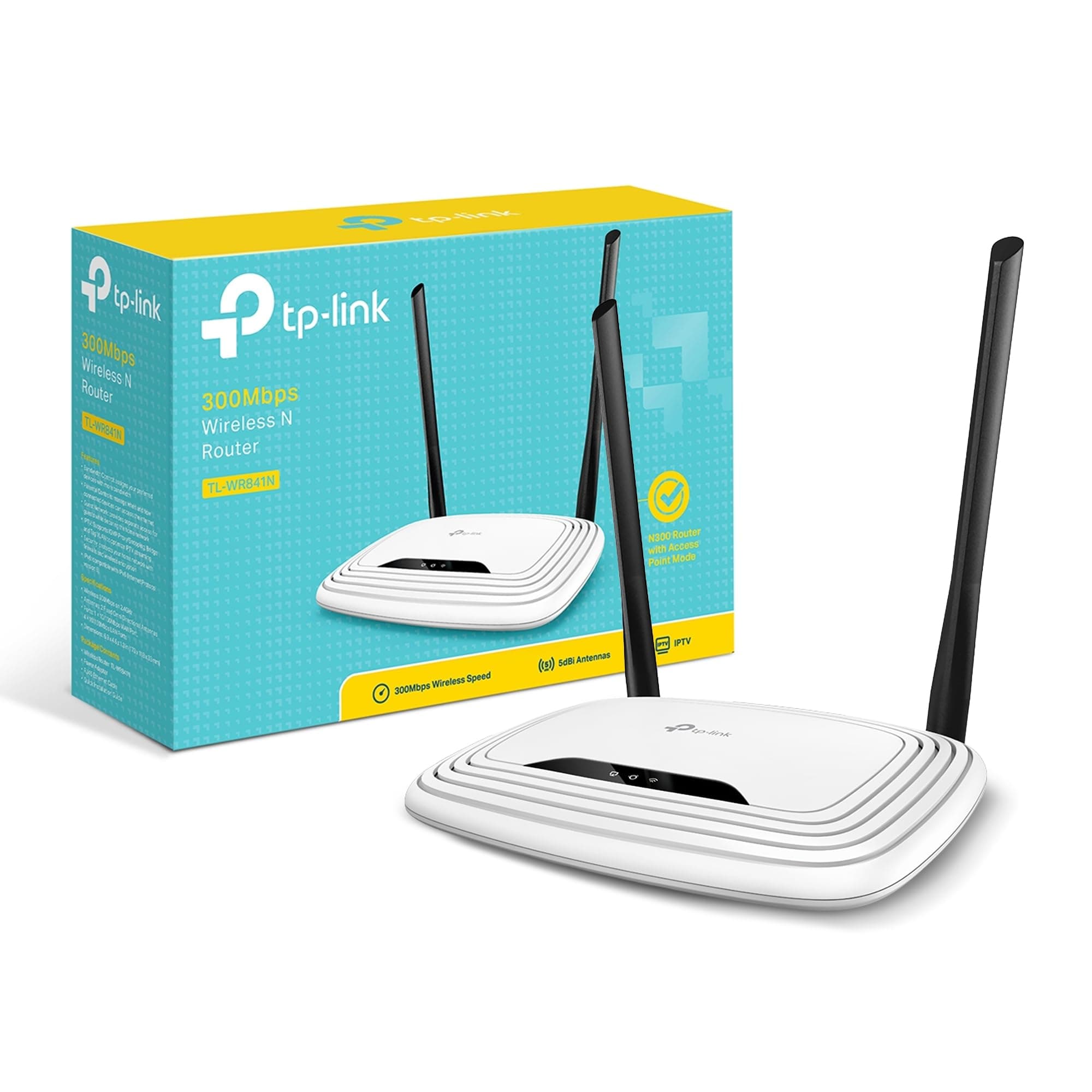 TP-Link Routeur WiFi N300 Vitesse WiFi jusqu'à 300 Mbps