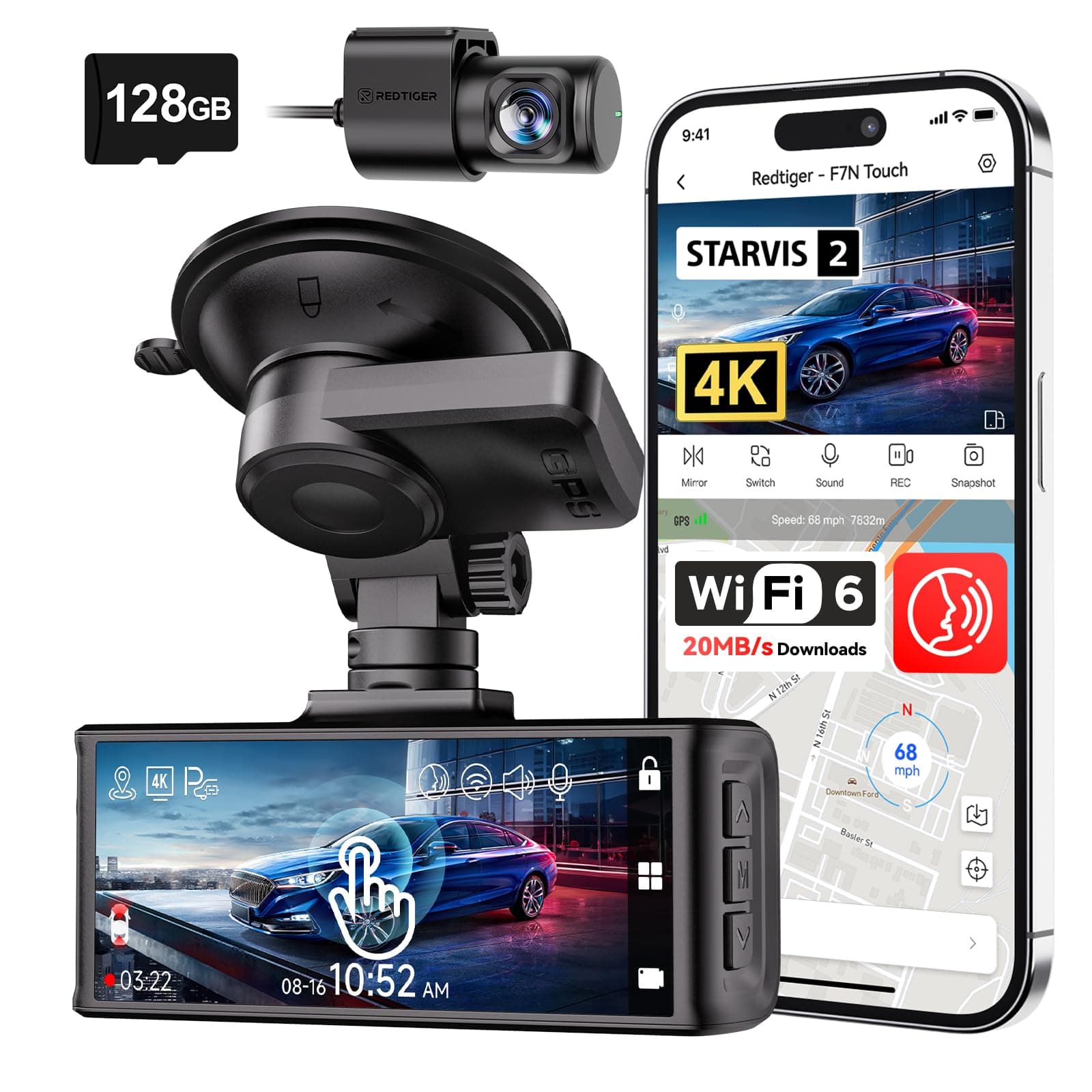 REDTIGER STARVIS 2 Dashcam 4K
