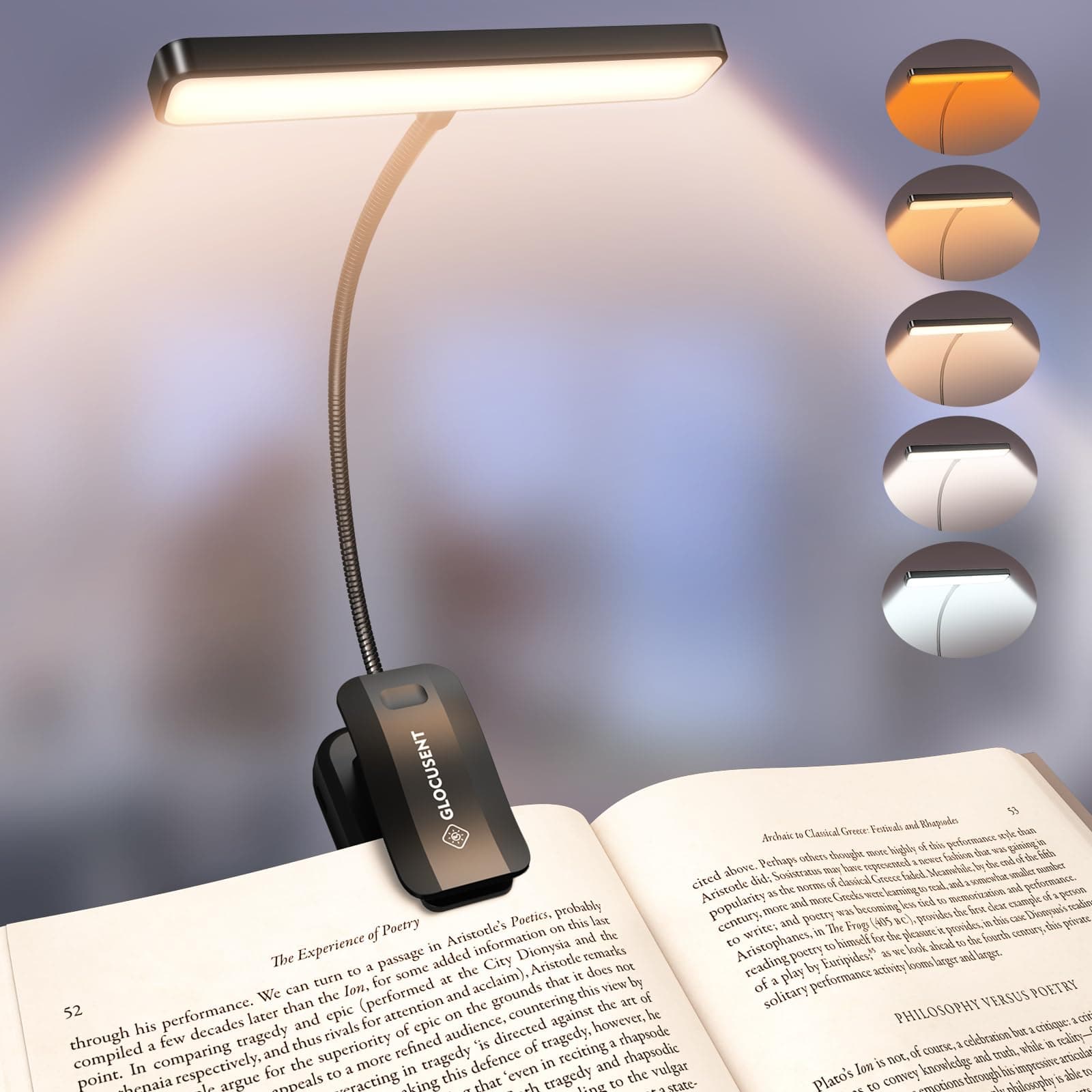 Glocusent Lampe de Lecture 26 LED – Image 1