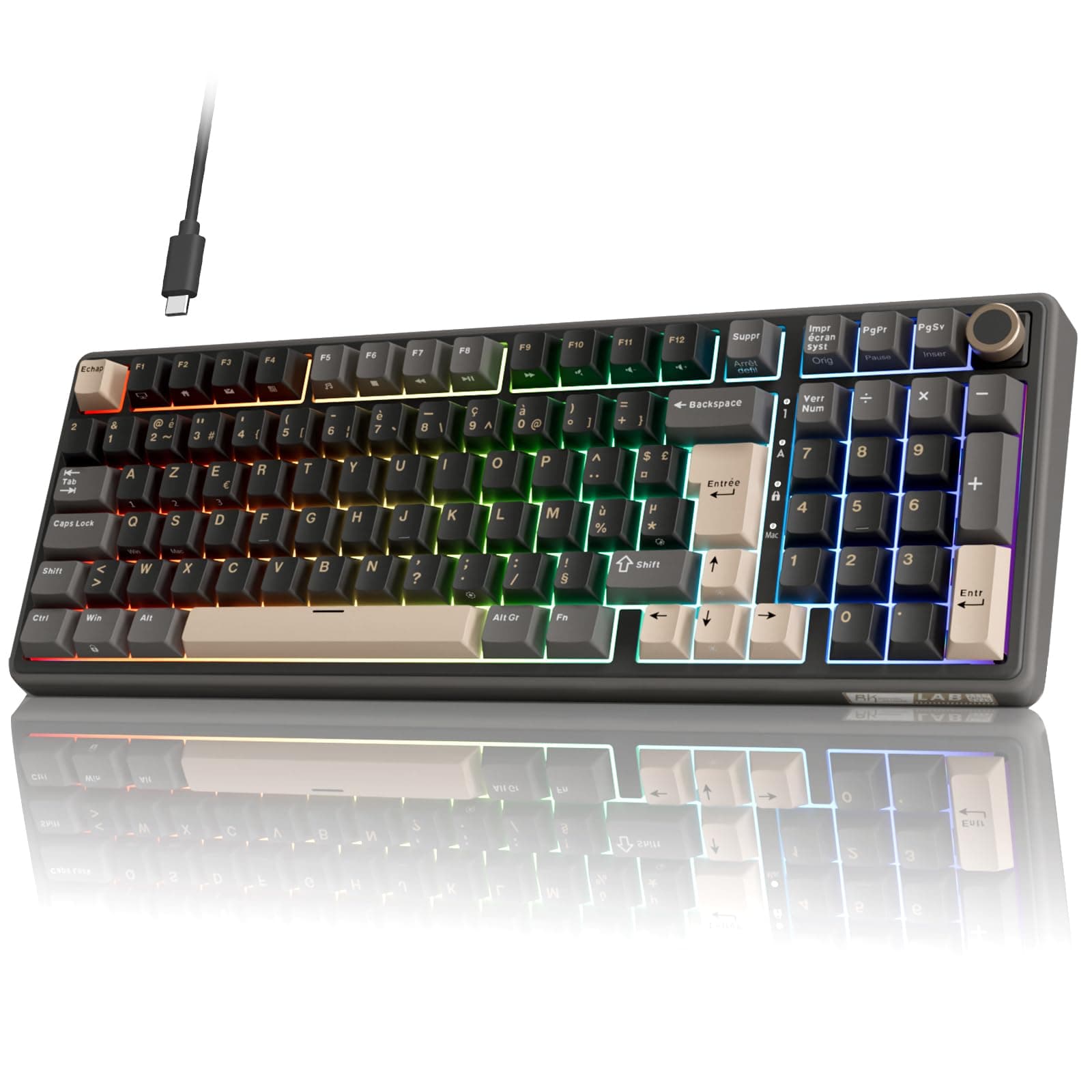 Royal Kludge R98 Pro Clavier Mécanique Filaire