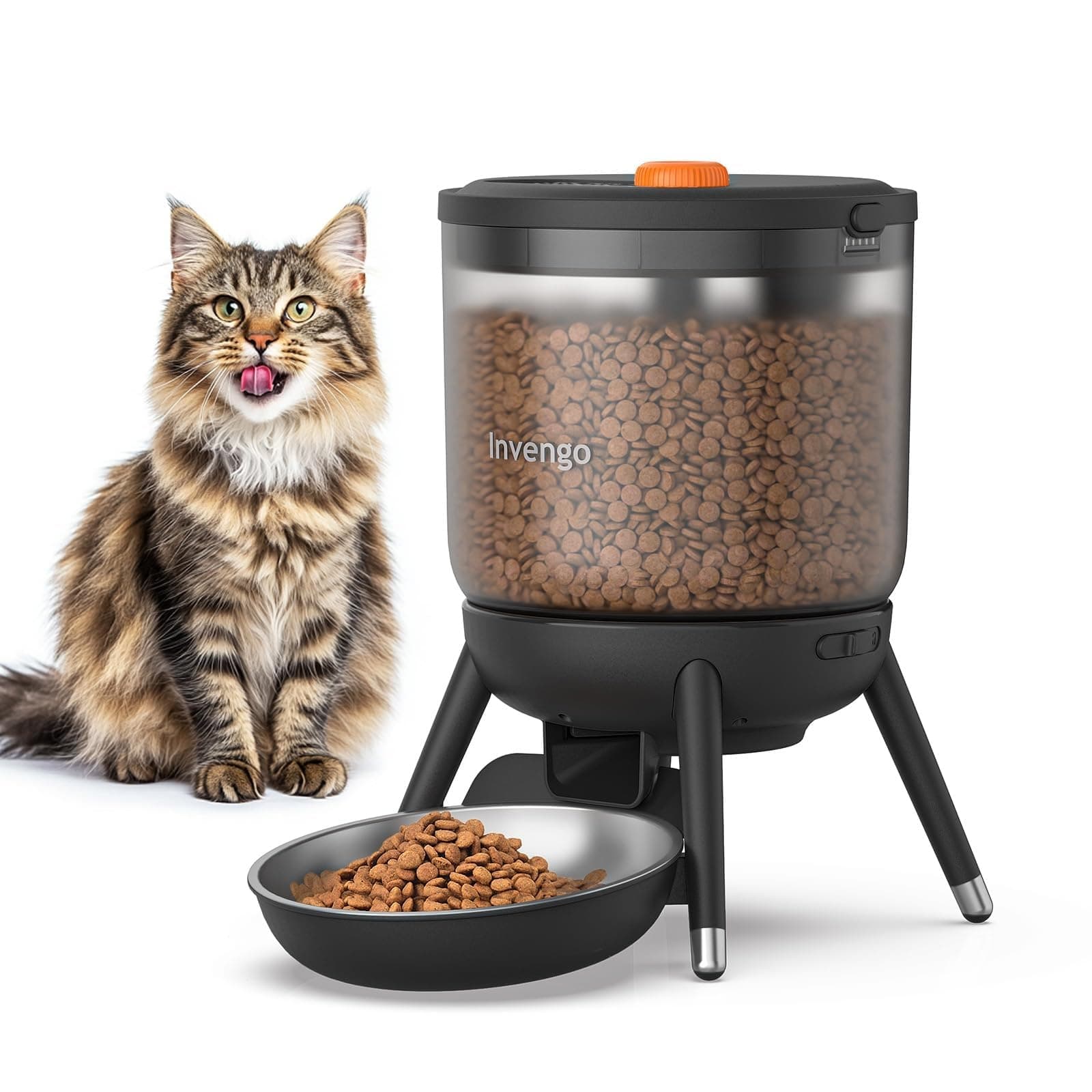 Invengo Distributeur Croquettes Chat Automatique Programmable