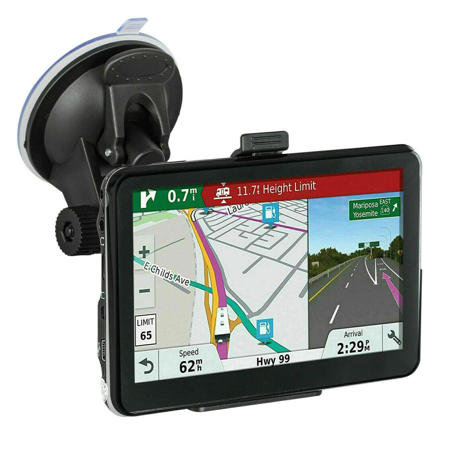 Riloer Navigateur GPS de Voiture Portable 7 Pouces pour Camion – Image 1