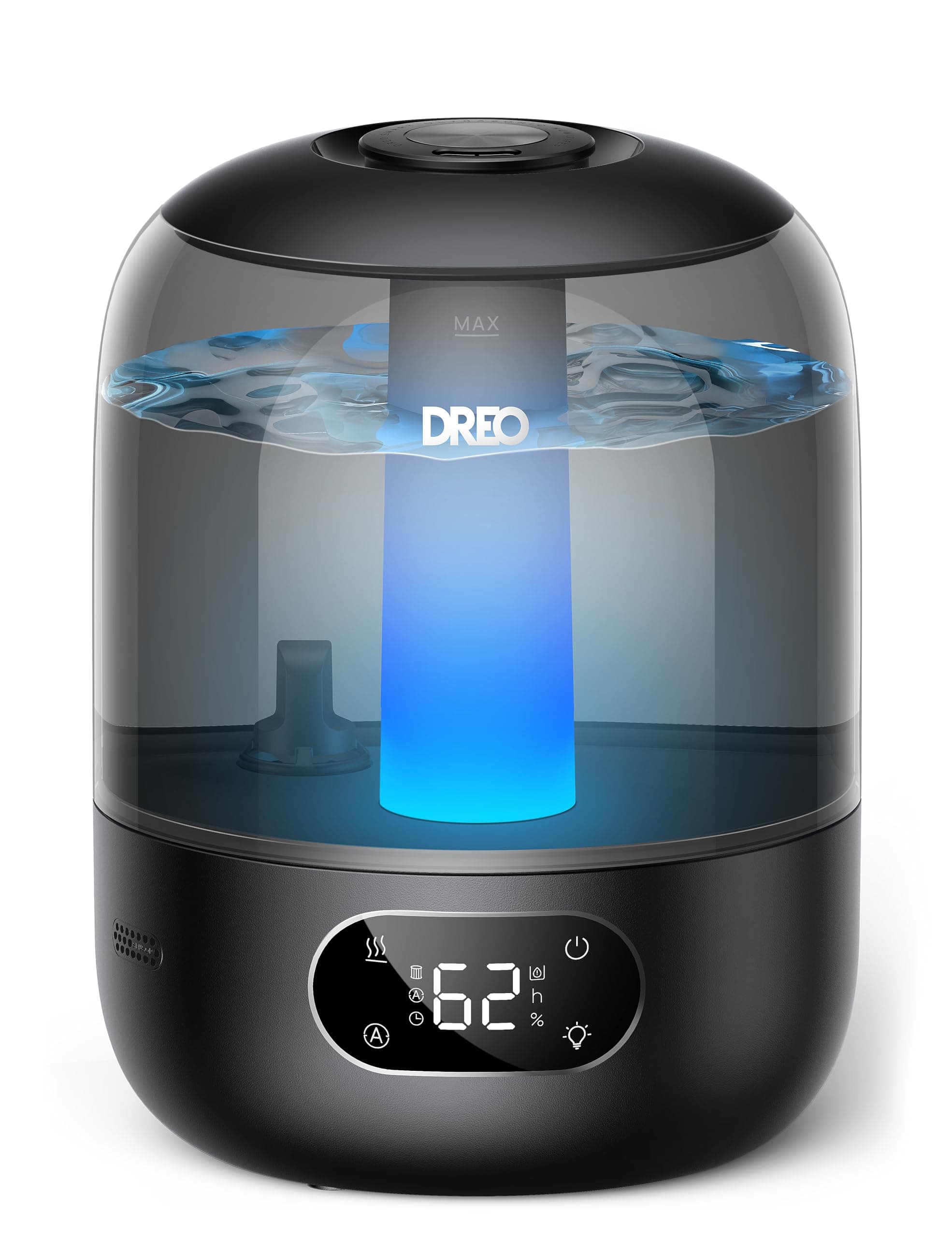 Dreo 3L Humidificateur Bébé Silencieux 26dB avec Capteur d’Humidité