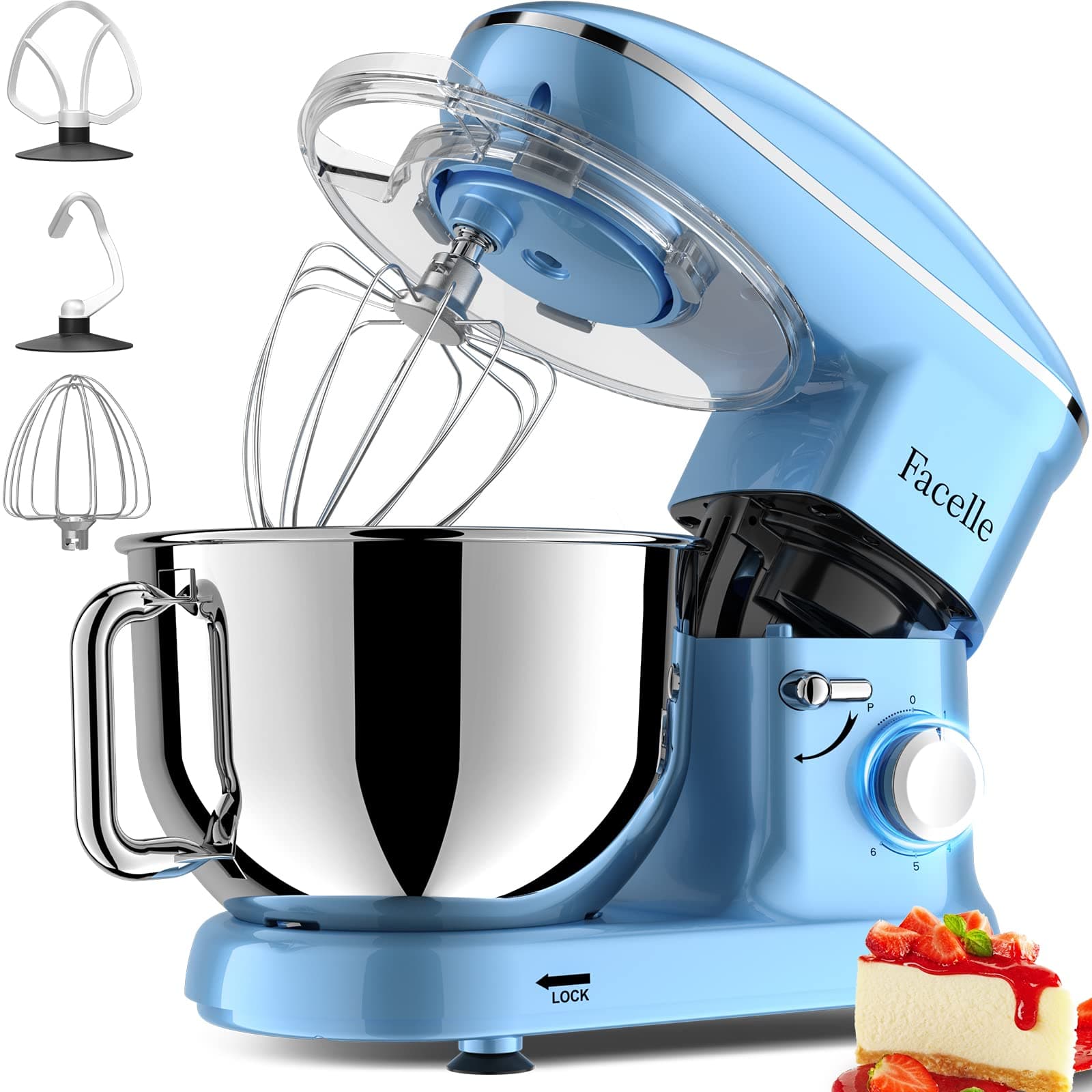 Robot Pâtissier 1500W Facelle Petit électroménager 6 – Image 1
