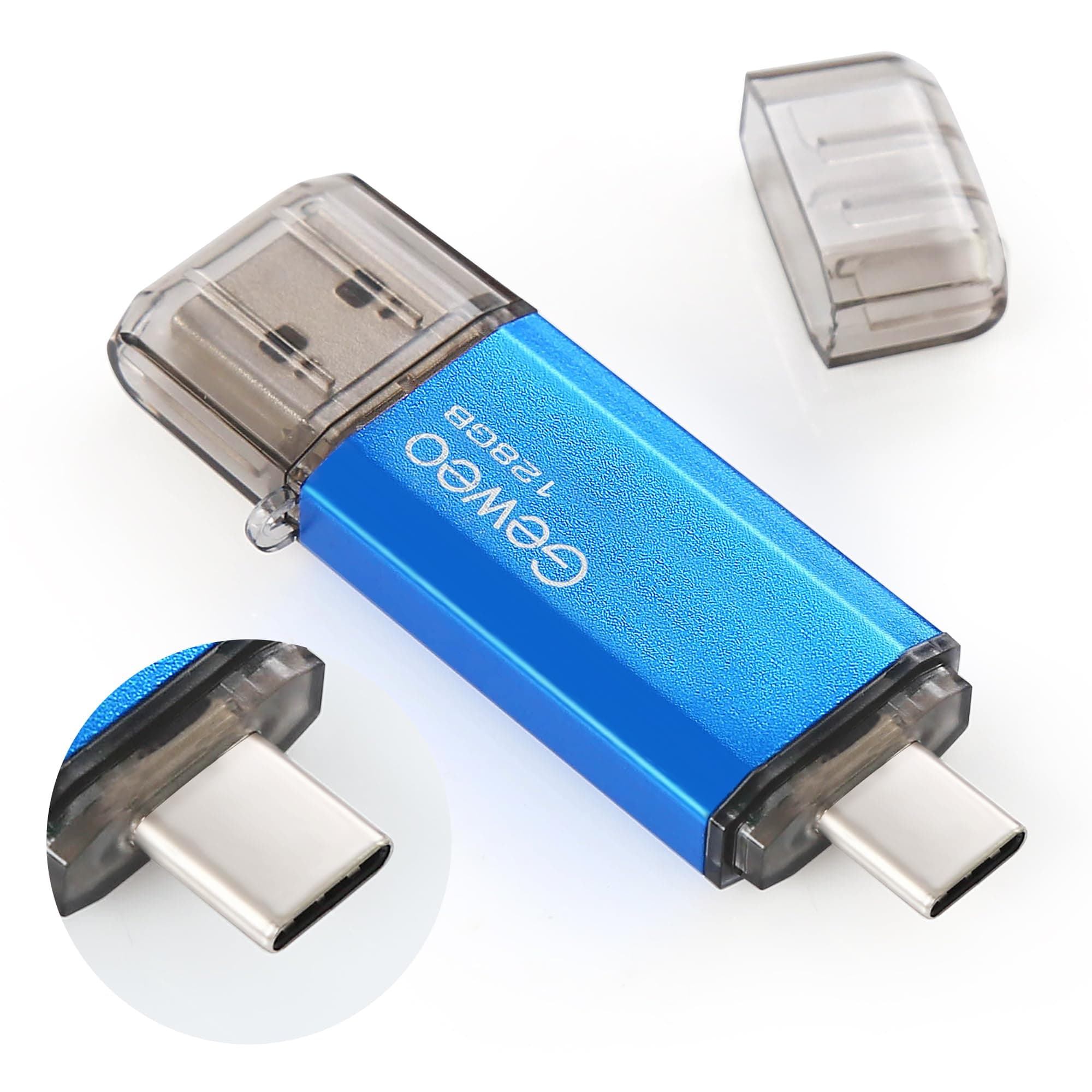 Clé USB OTG 2-en-1 USB-C / USB-A 128 Go – Image 1