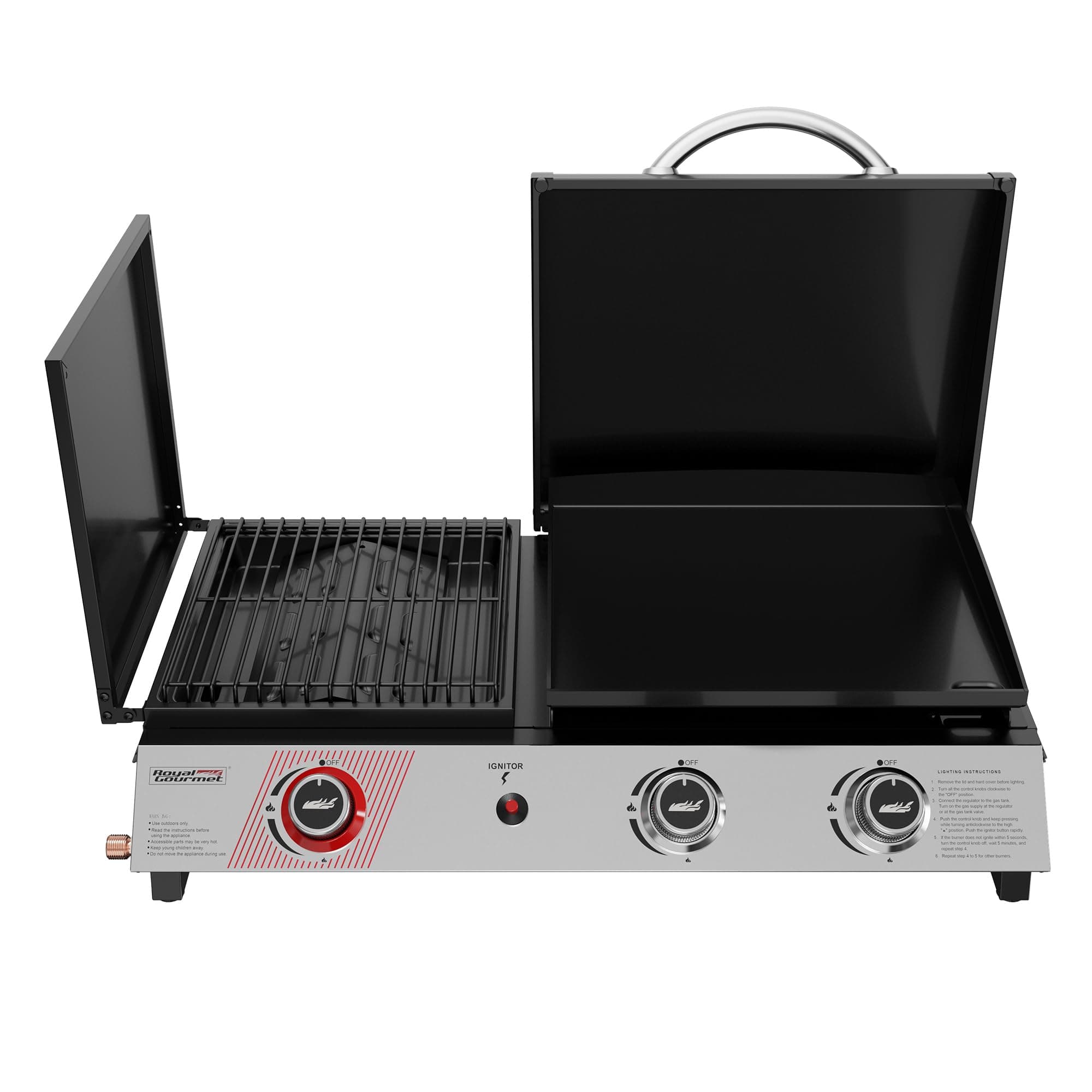 Royal Gourmet Barbecue Gaz Portable 3 Brûleurs