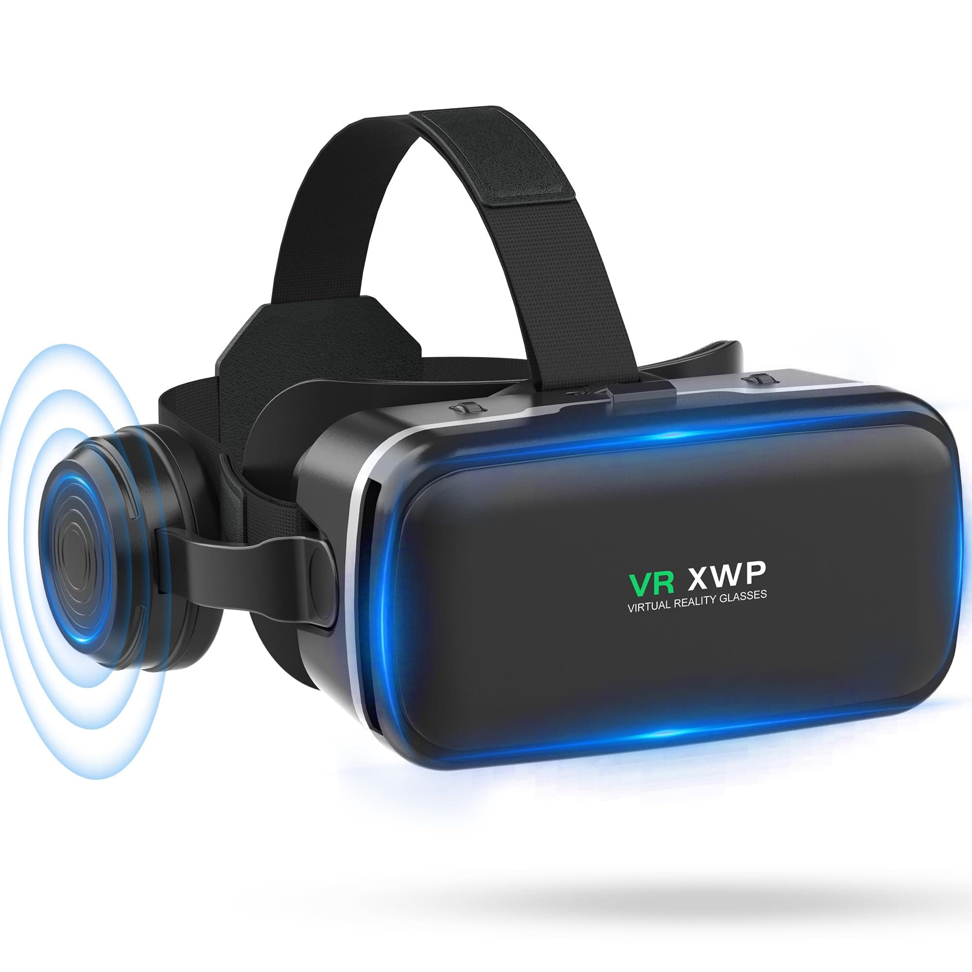 XWP Casque VR 3D avec Écouteurs Intégrés