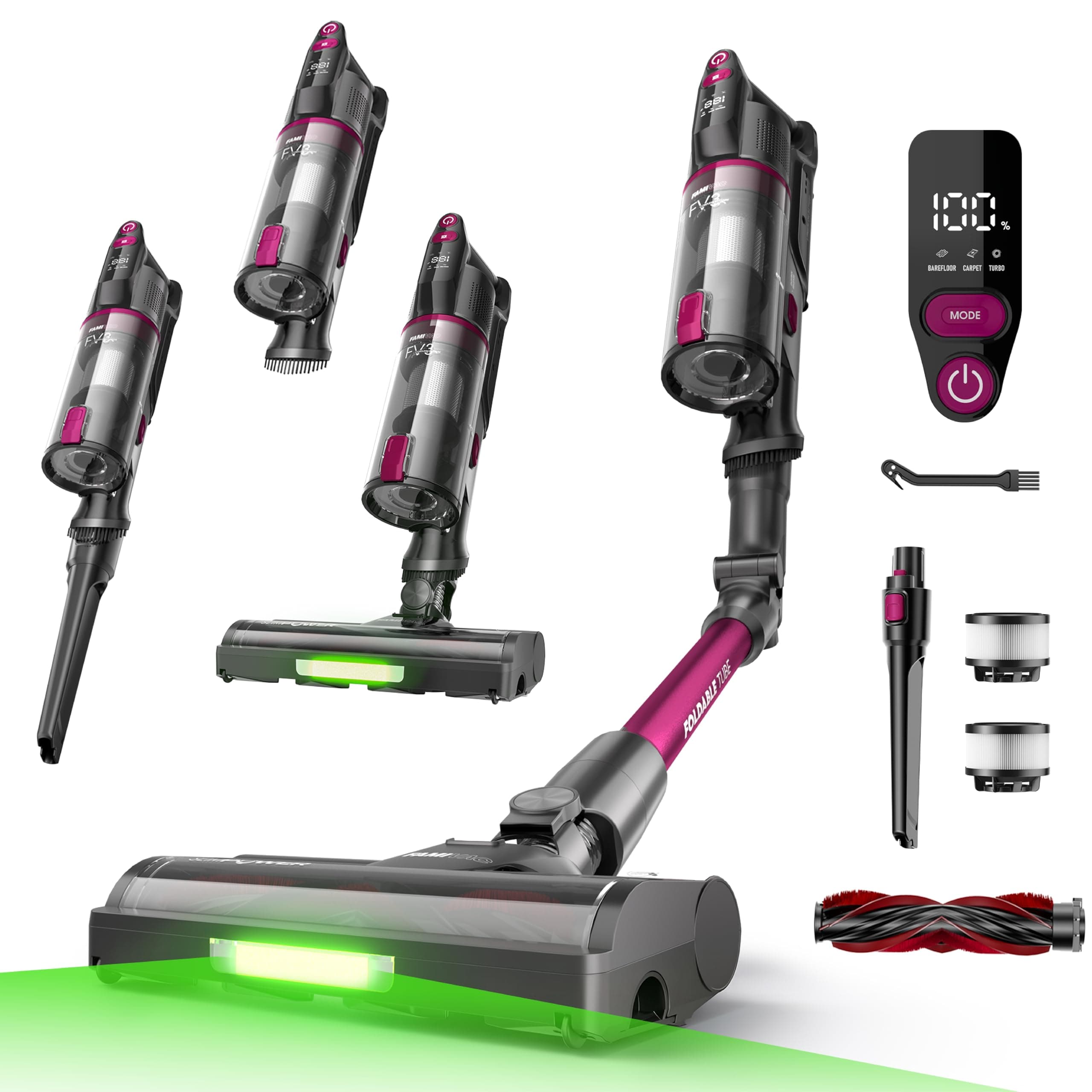 FAMIVAC FV3 Aspirateur Balai sans Fil