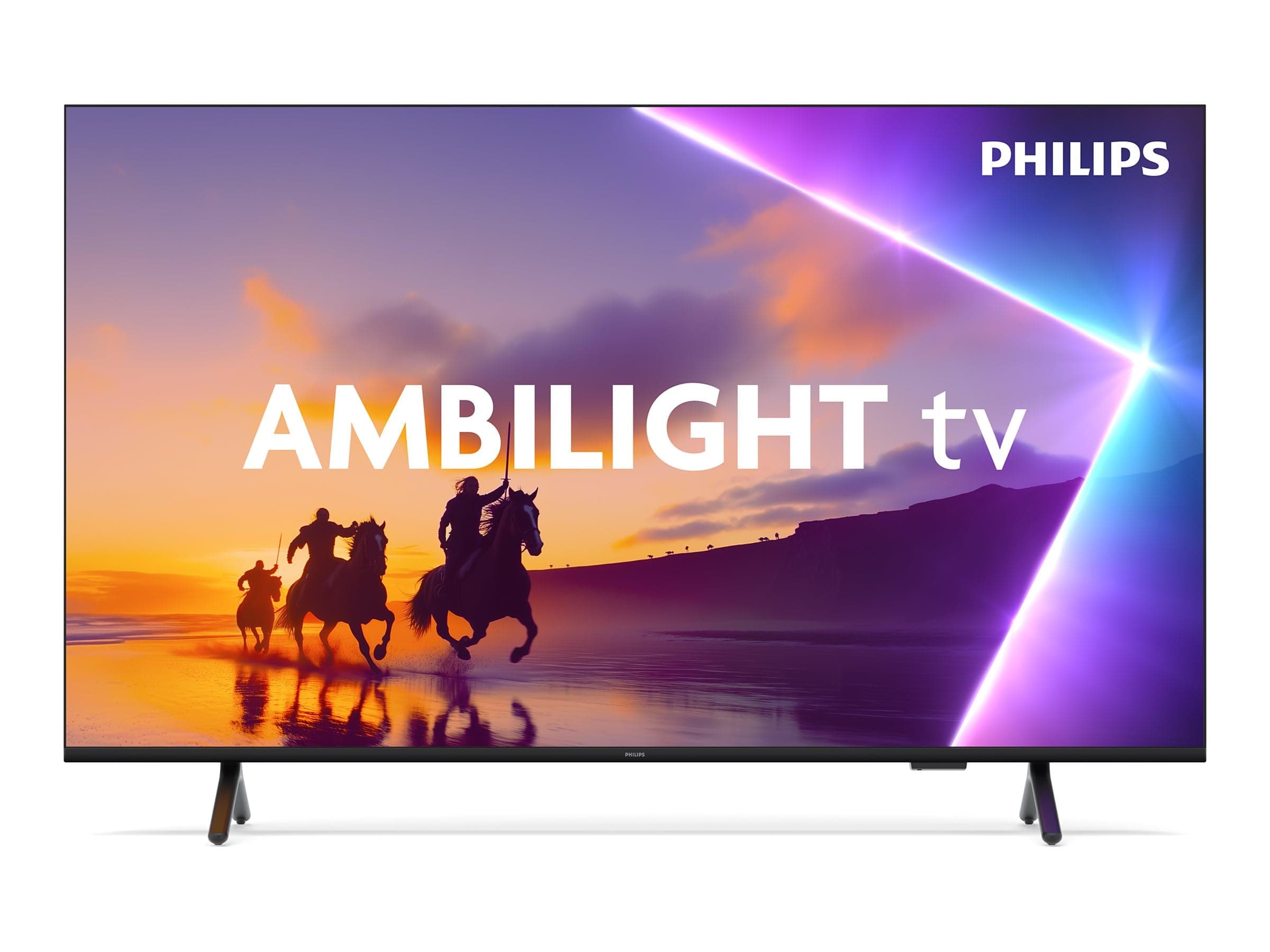 Philips Ambilight 55PUS8510 4K QLED Smart TV Écran 55" avec Plateforme Titan OS, Pixel Precise Ultra HD et Dolby Atmos Sound - Fonctionne avec Alexa et Google Voice Assistant