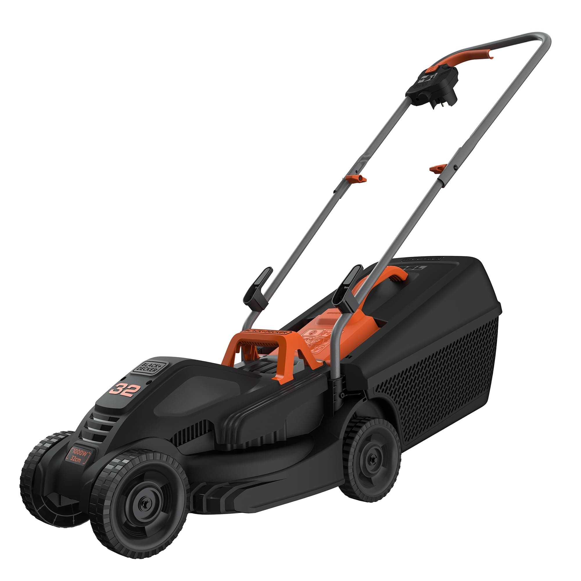 BLACK+DECKER Tondeuse à Gazon électrique légère de 1000 W de 32 cm de