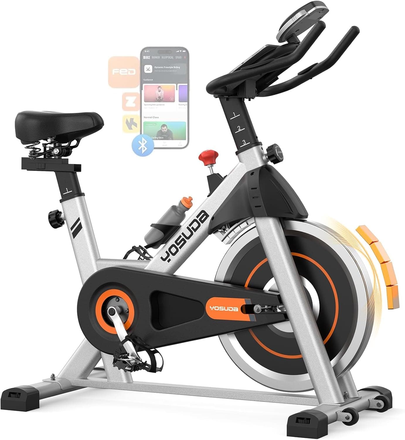 YOSUDA Vélo d'Appartement Magnétique Réglable – Image 1