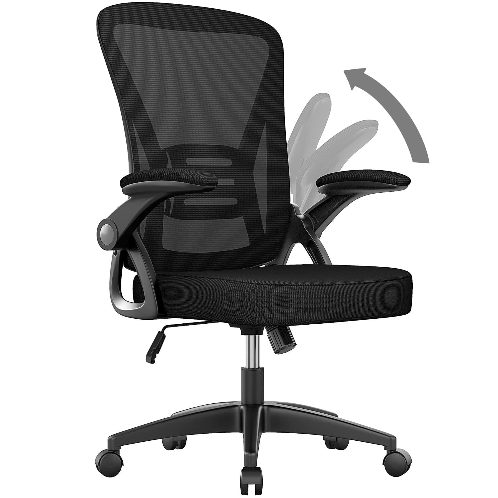 Naspaluro Chaise de Bureau Accoudoir Relevable