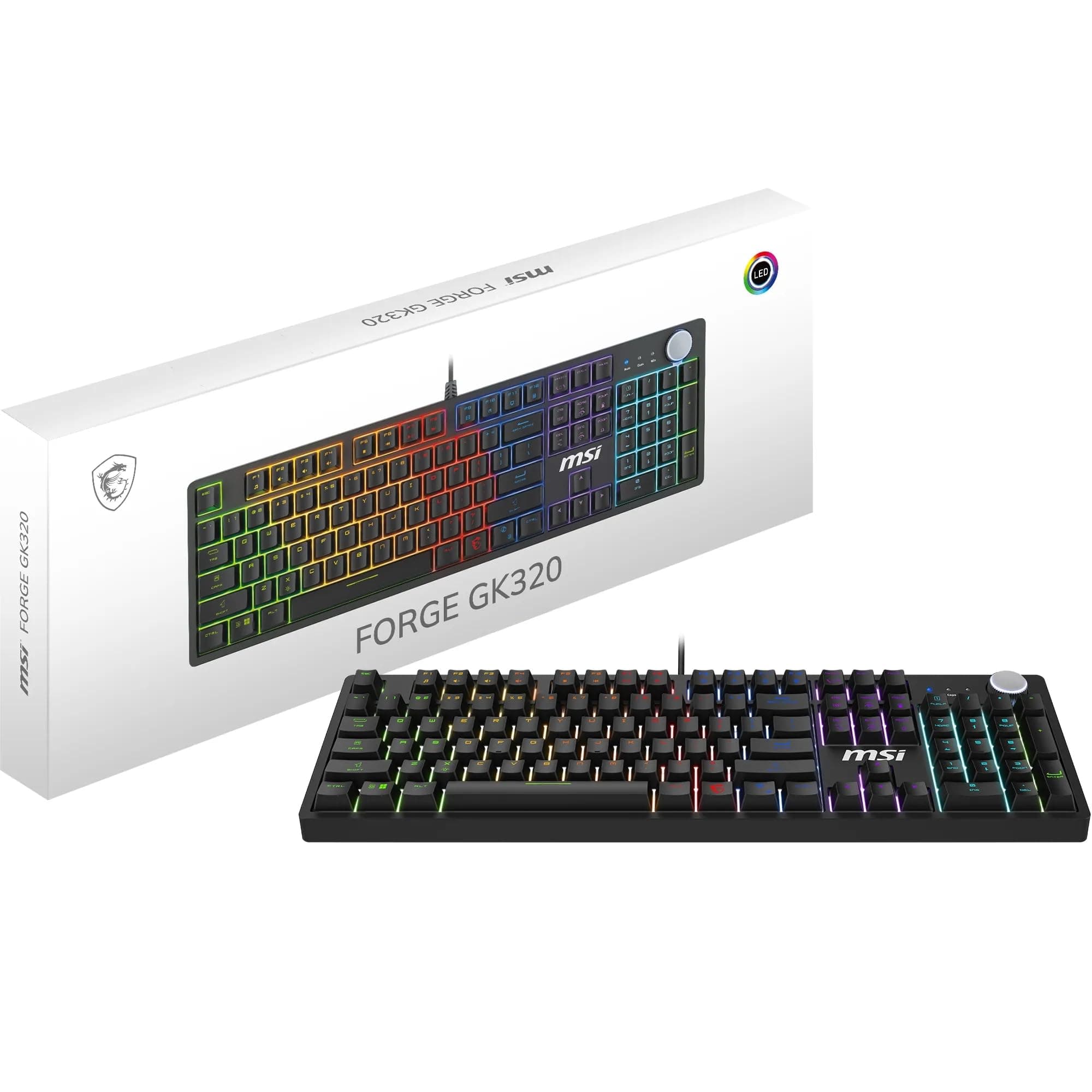 MSI Forge GK320 Clavier Gaming Mécanique