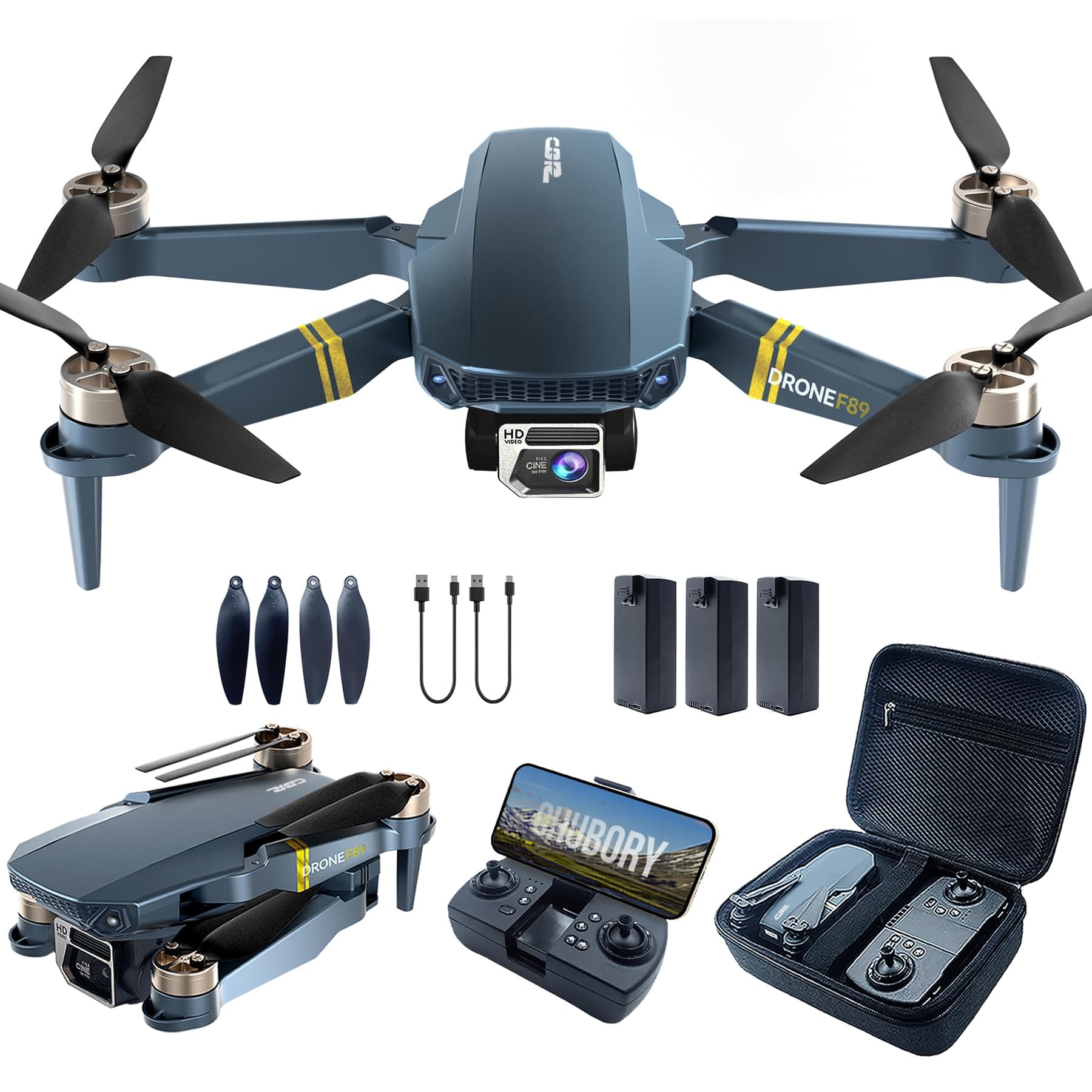 Drone avec caméra 4K UHD pour adultes et débutants