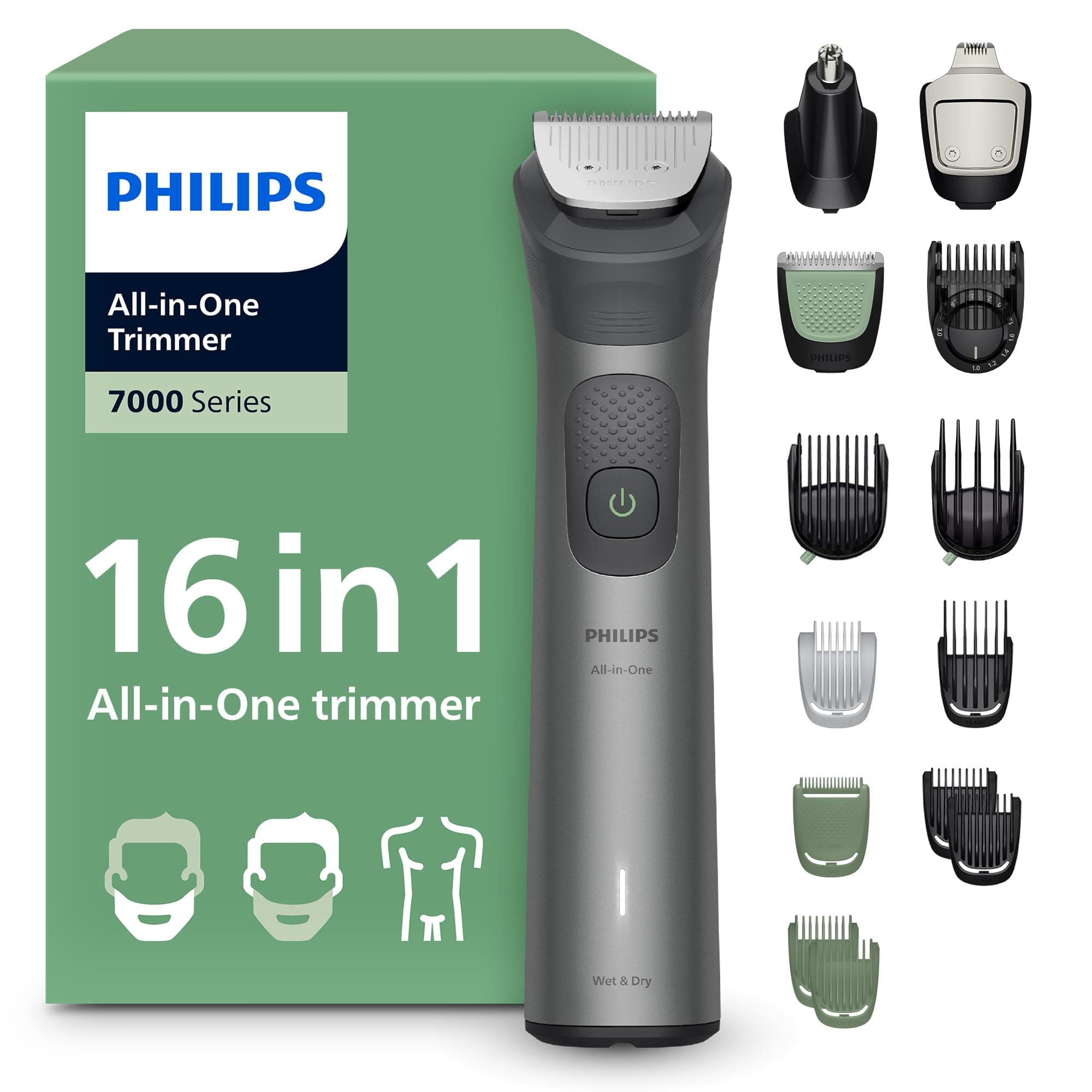 Philips Multigroom série 7000 Tondeuse tout-en-un 16 accessoires