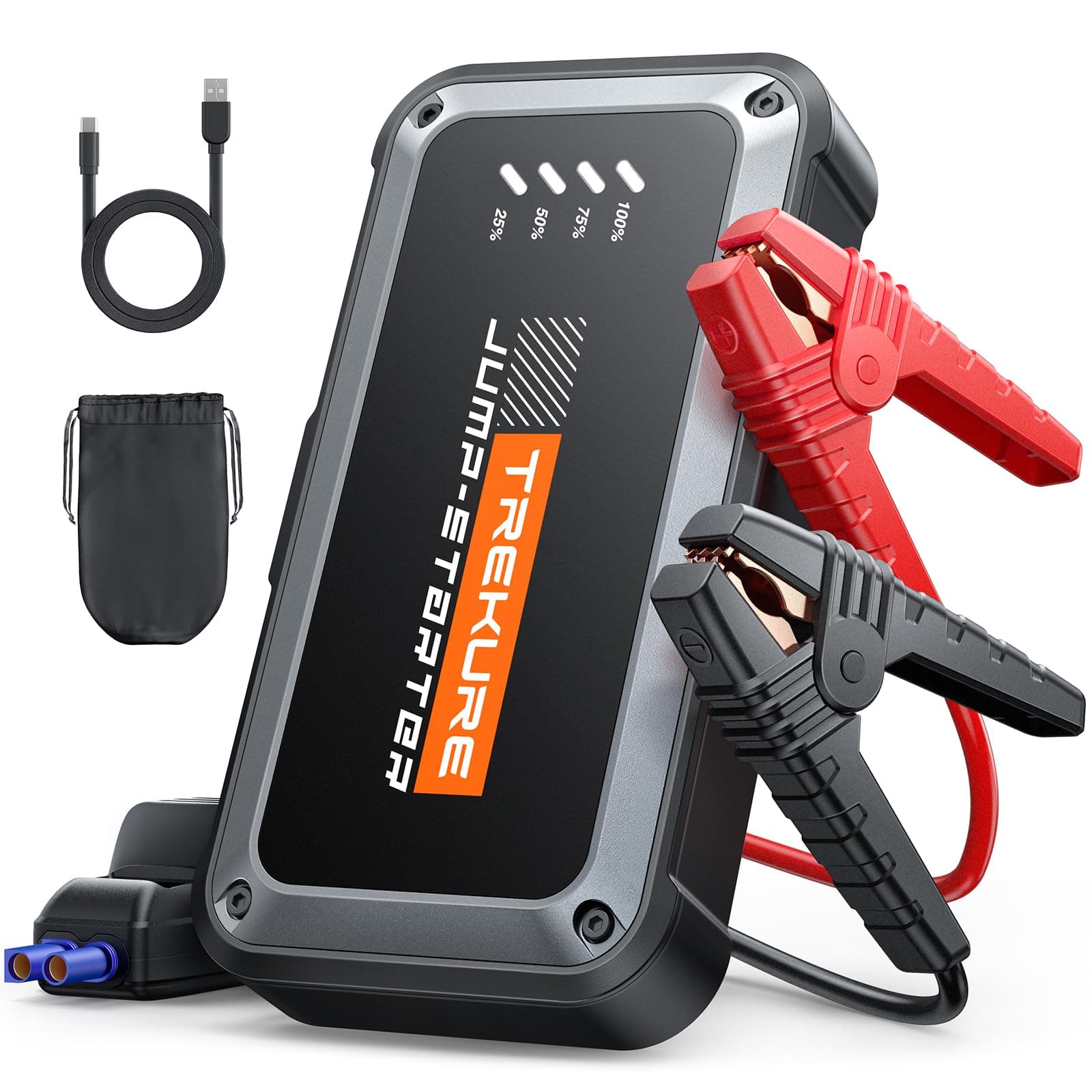 TREKURE Booster de Démarrage Voiture 7000A 16800mAh