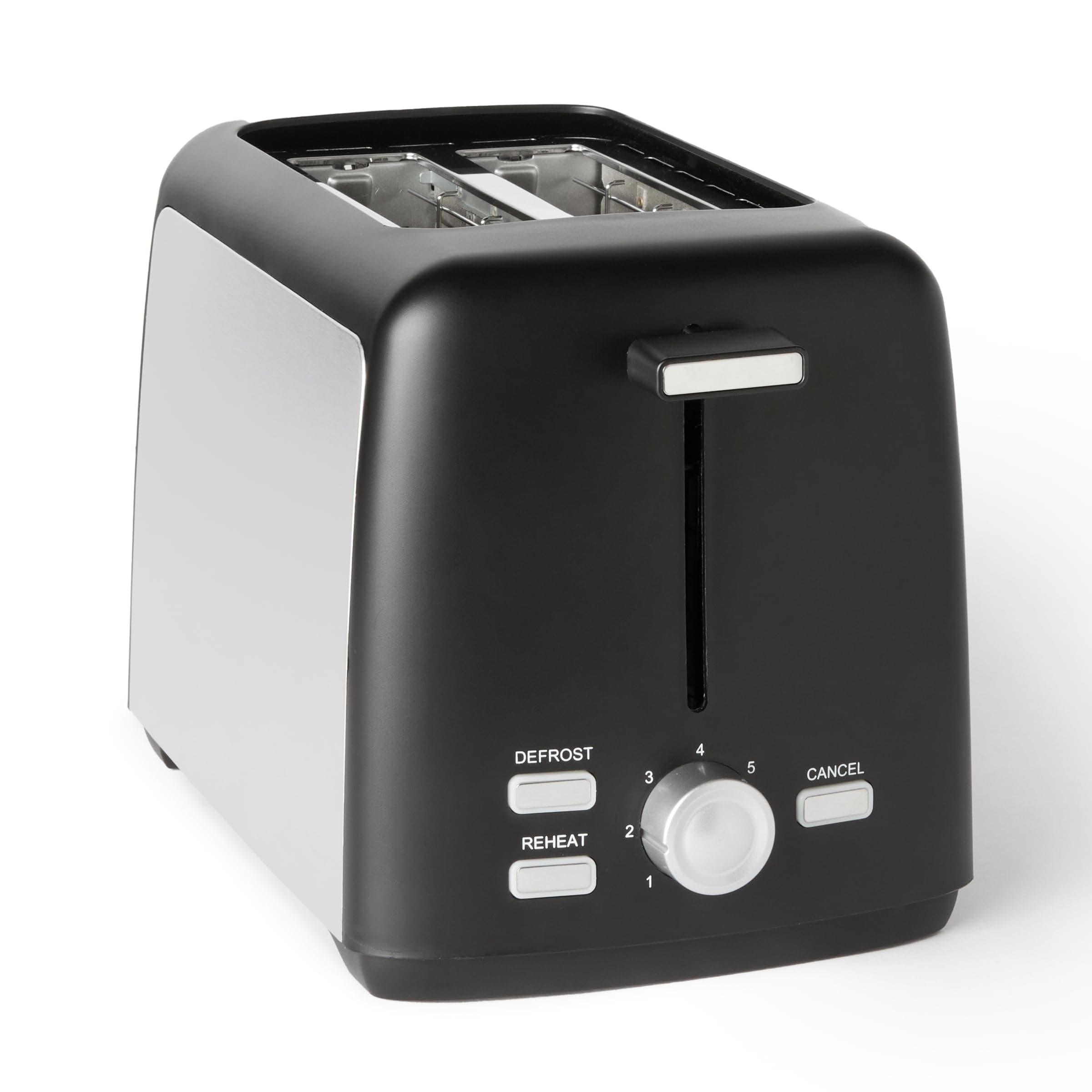 Amazon Basics Grille-Pain 2 Tranches avec 7 Niveaux de Dorage et