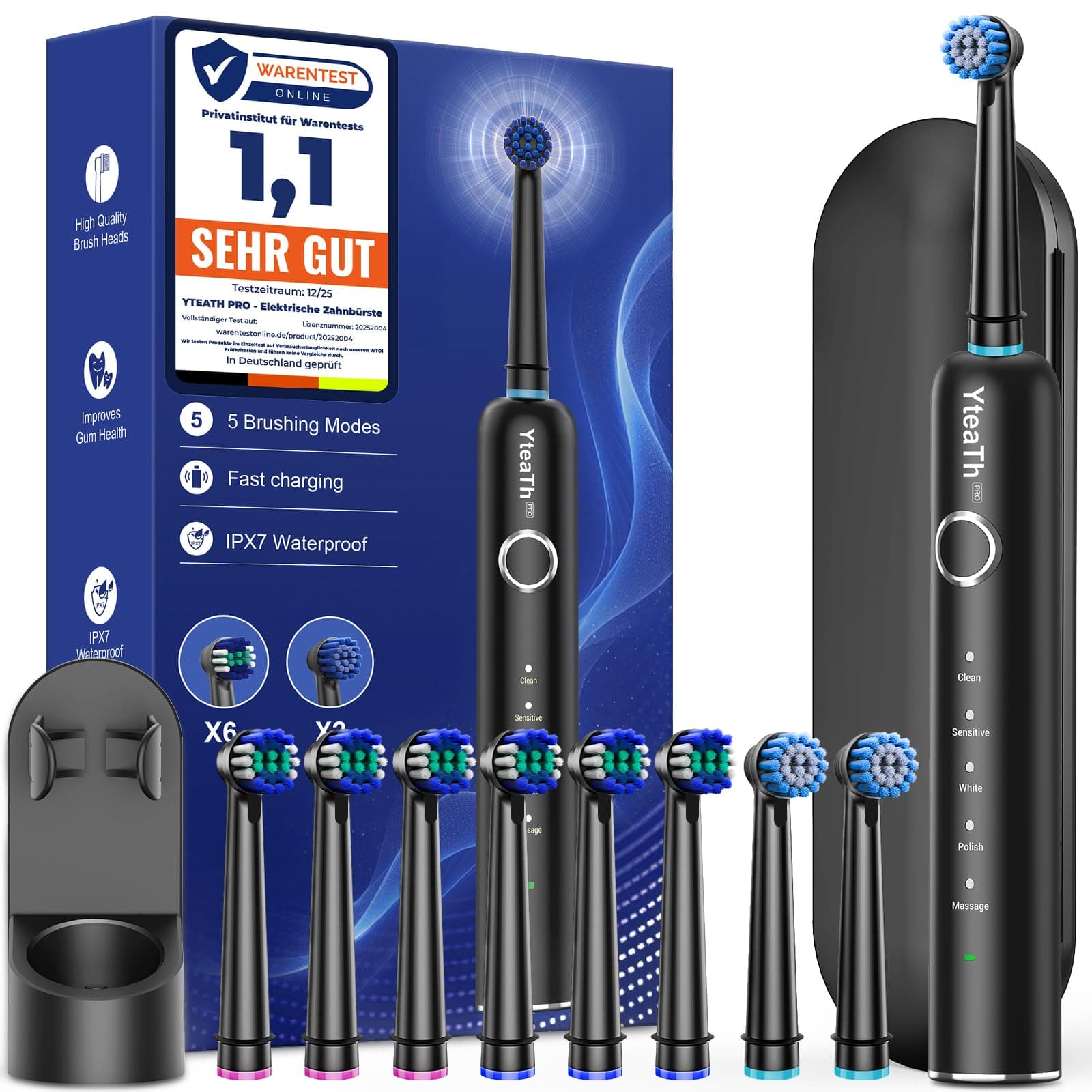 Brosse à dents électrique rotative pour adultes – Image 1