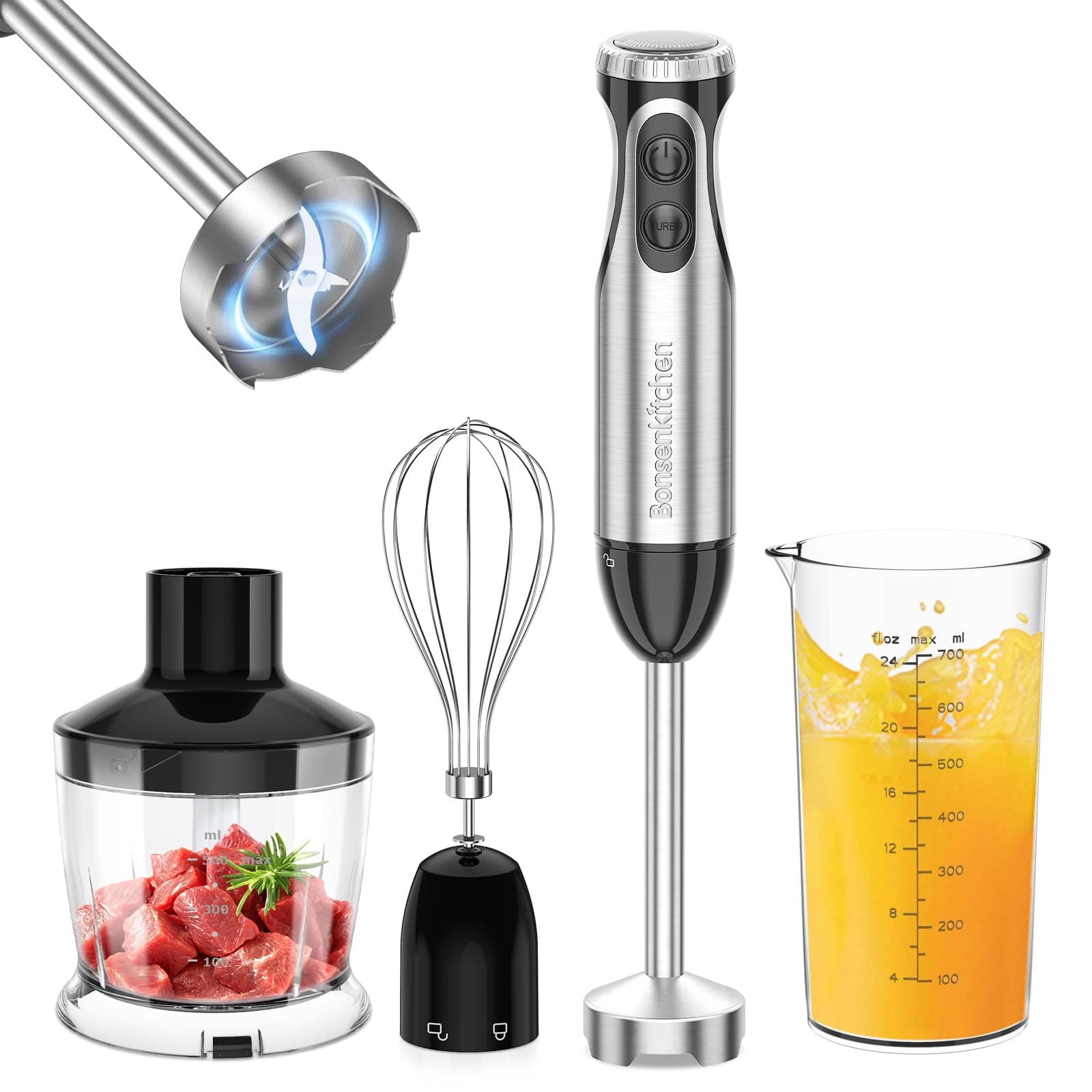 Bonsenkitchen Mixeur Plongeant