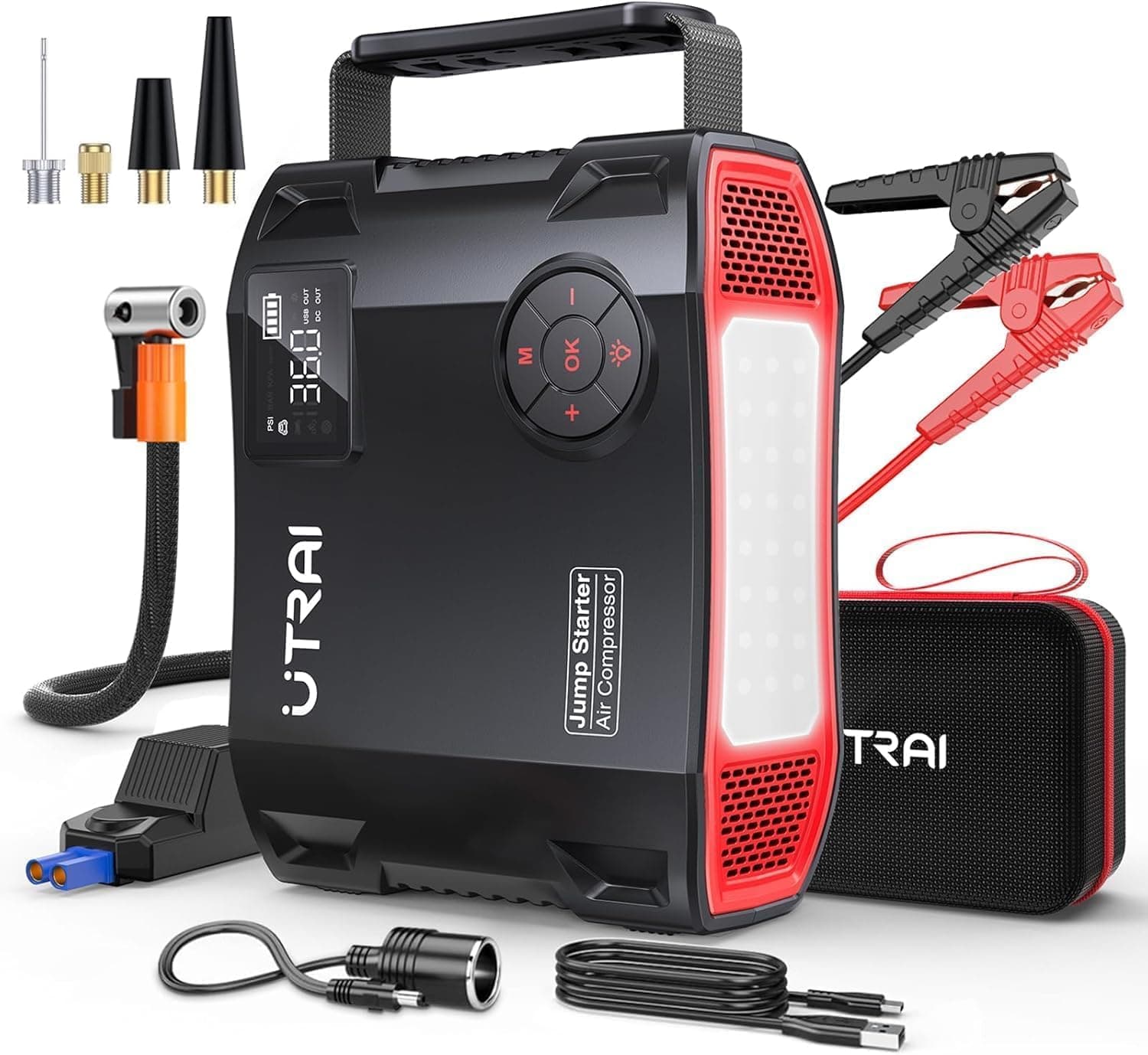 UTRAI Booster Démarrage Voiture 27000 mAh 8000A