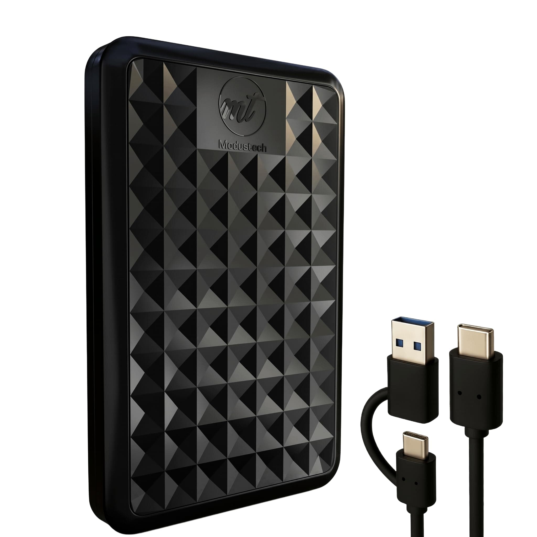 ModusTech 500GB Disque Dur Externe Portable USB 3.0 Type-C Haute