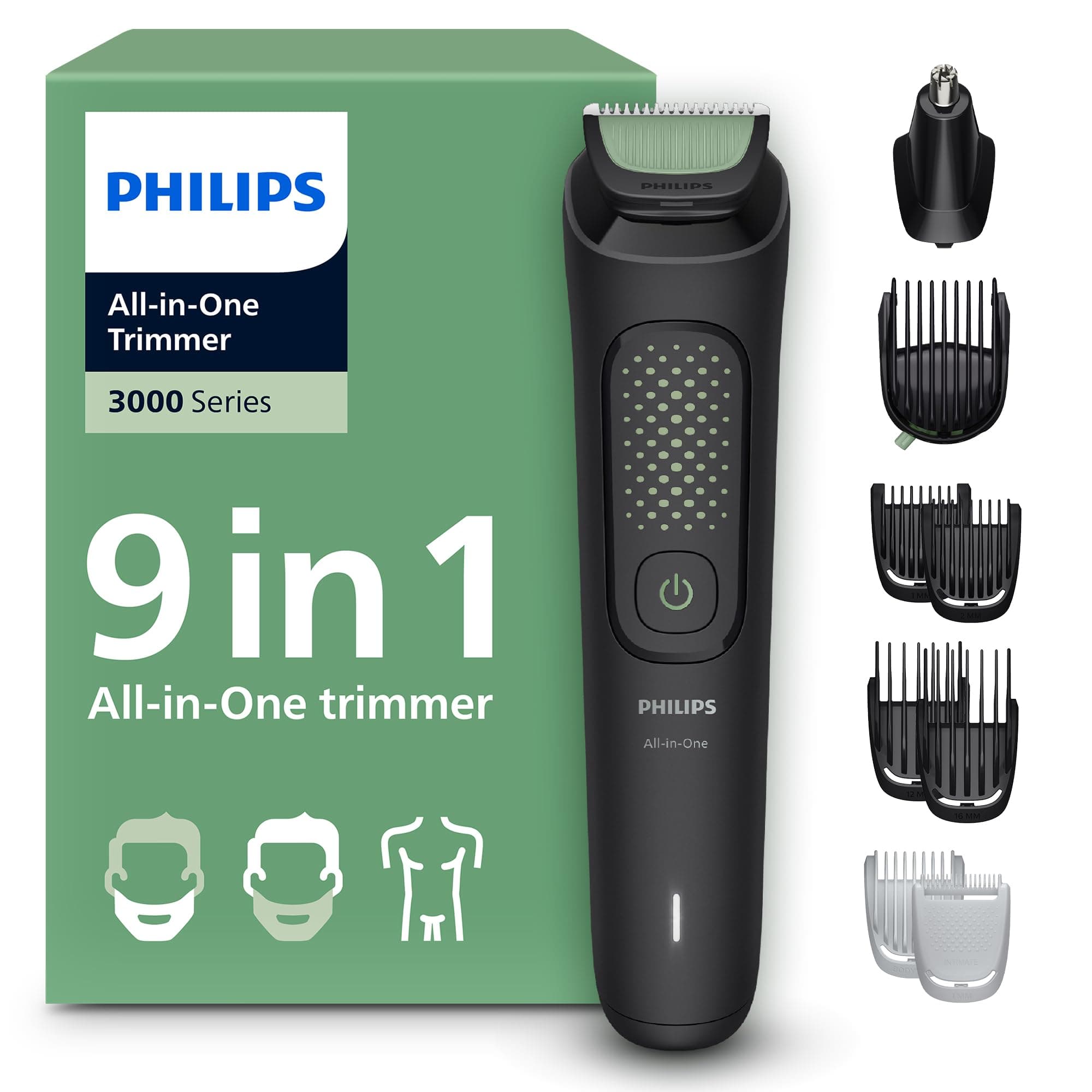 Philips Tondeuse tout-en-un Multigroom série 3000 9 accessoires