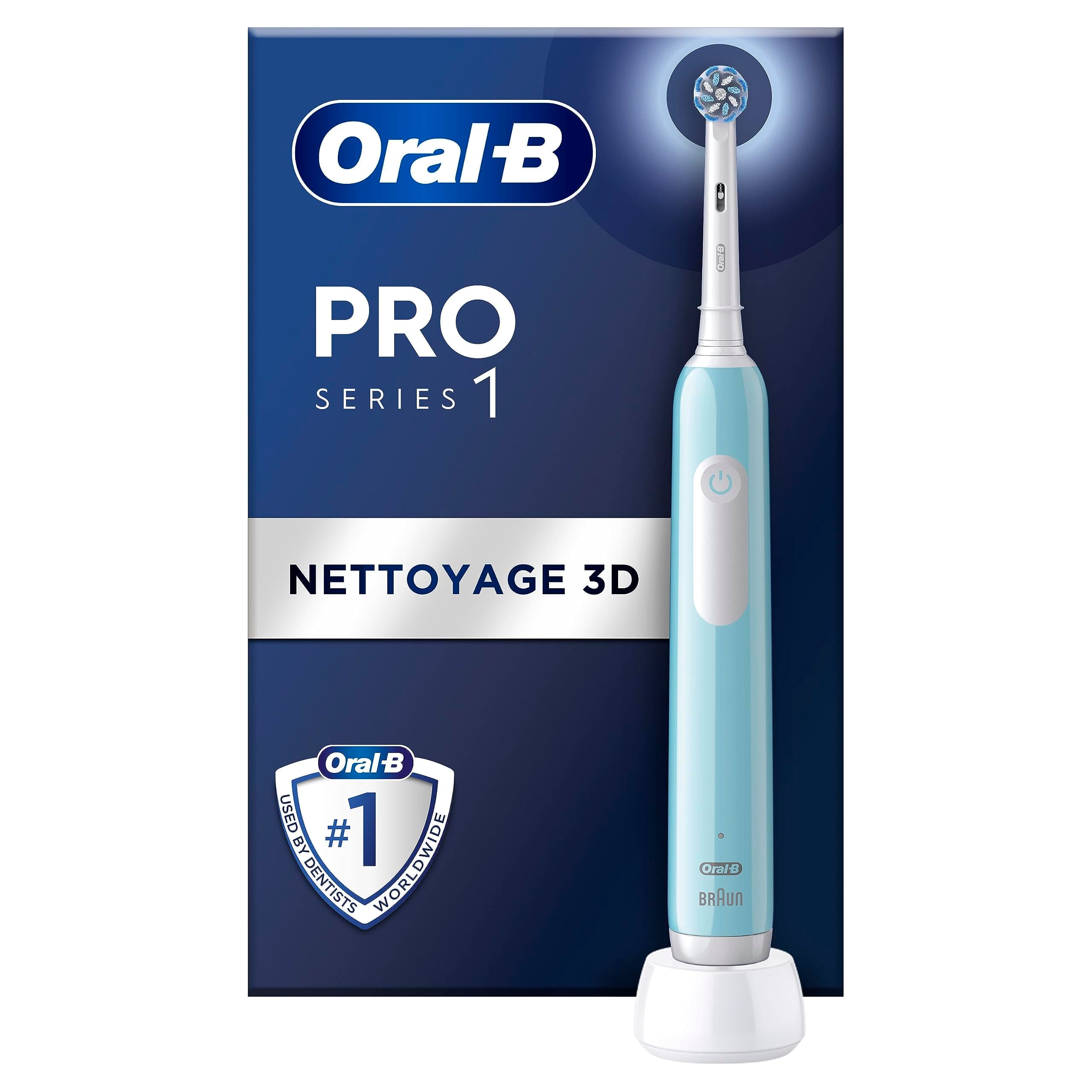 Oral-B Pro 1 Brosse à Dents Électrique avec Brossette de Rechange